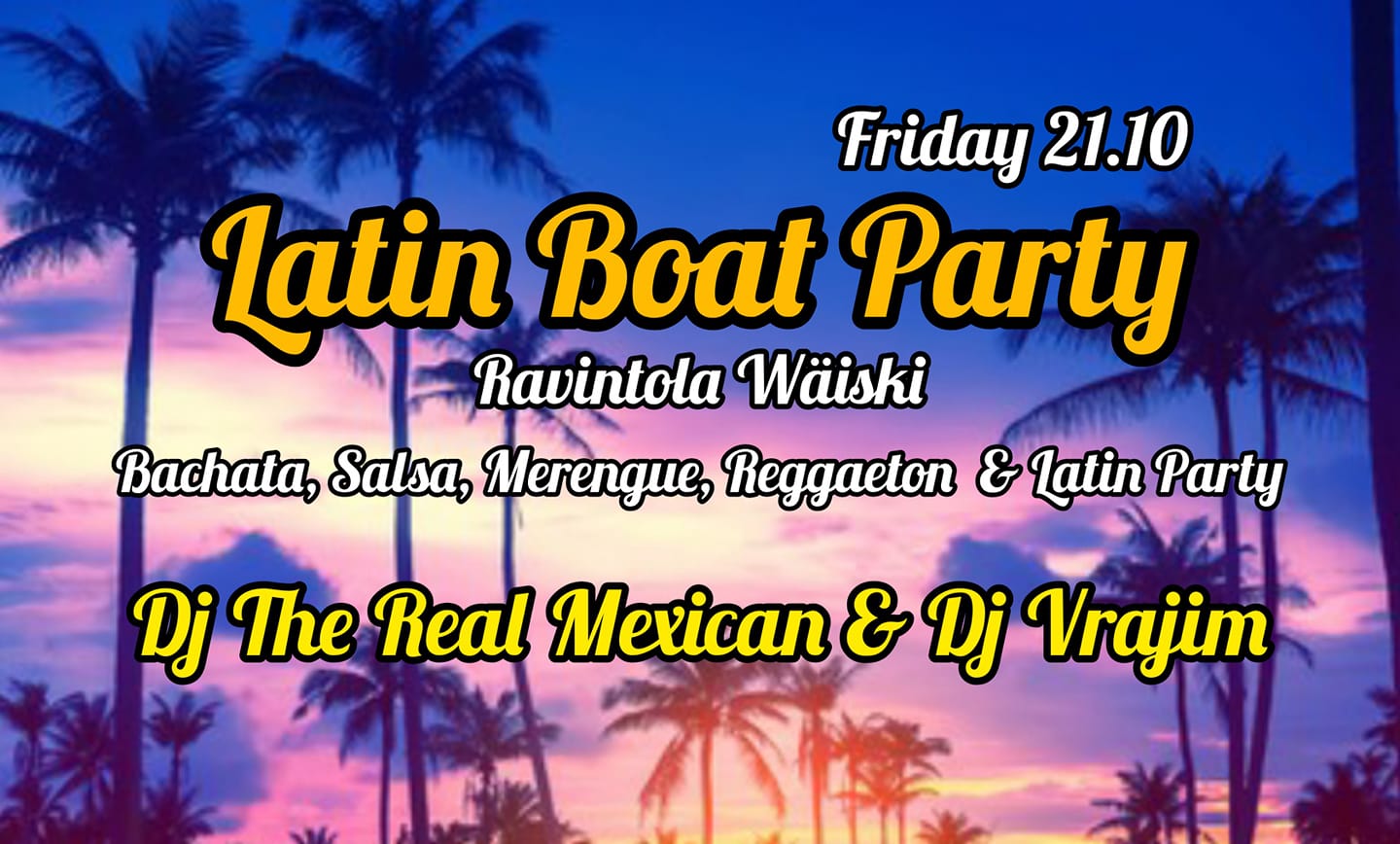 LATIN BOAT PARTY (21.10)