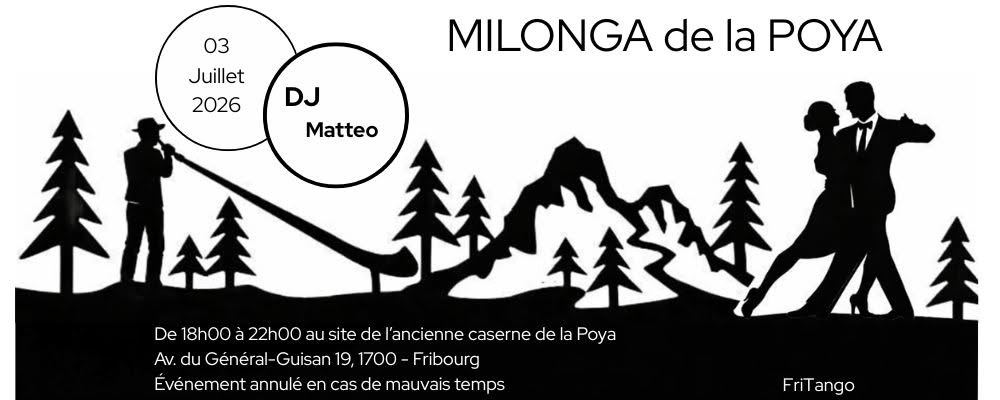 Milonga de la Poya - 03 Juillet - DJ Matteo