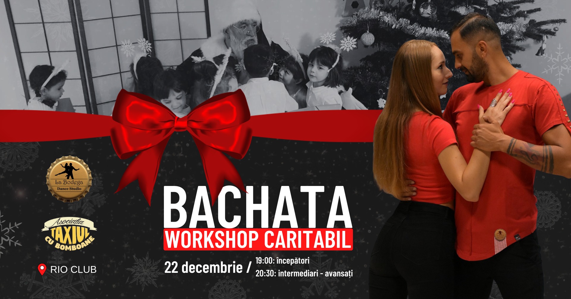Workshop caritabil BACHATA - începători intermediari & avansați