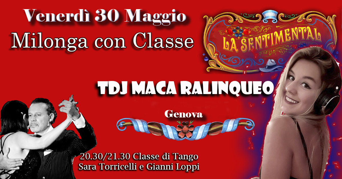 La Sentimental Tj Maca - Milonga con Classe a Genova