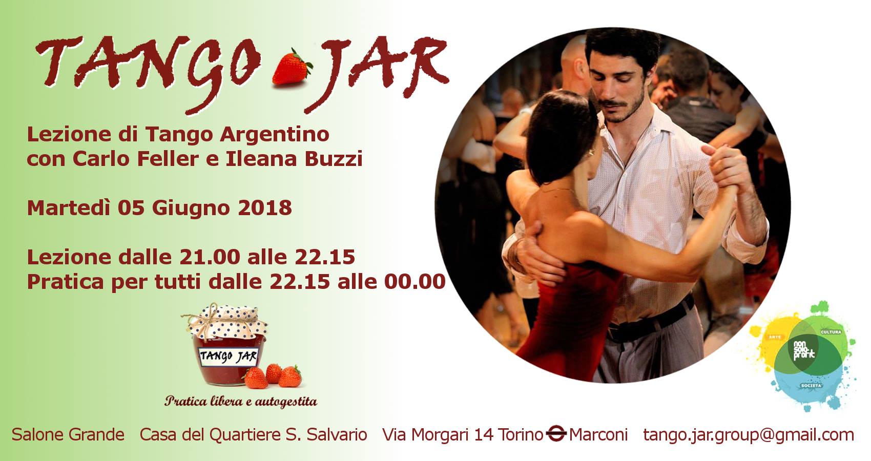 Lezione di Tango con Carlo Feller e Ileana Buzzi + Pratica