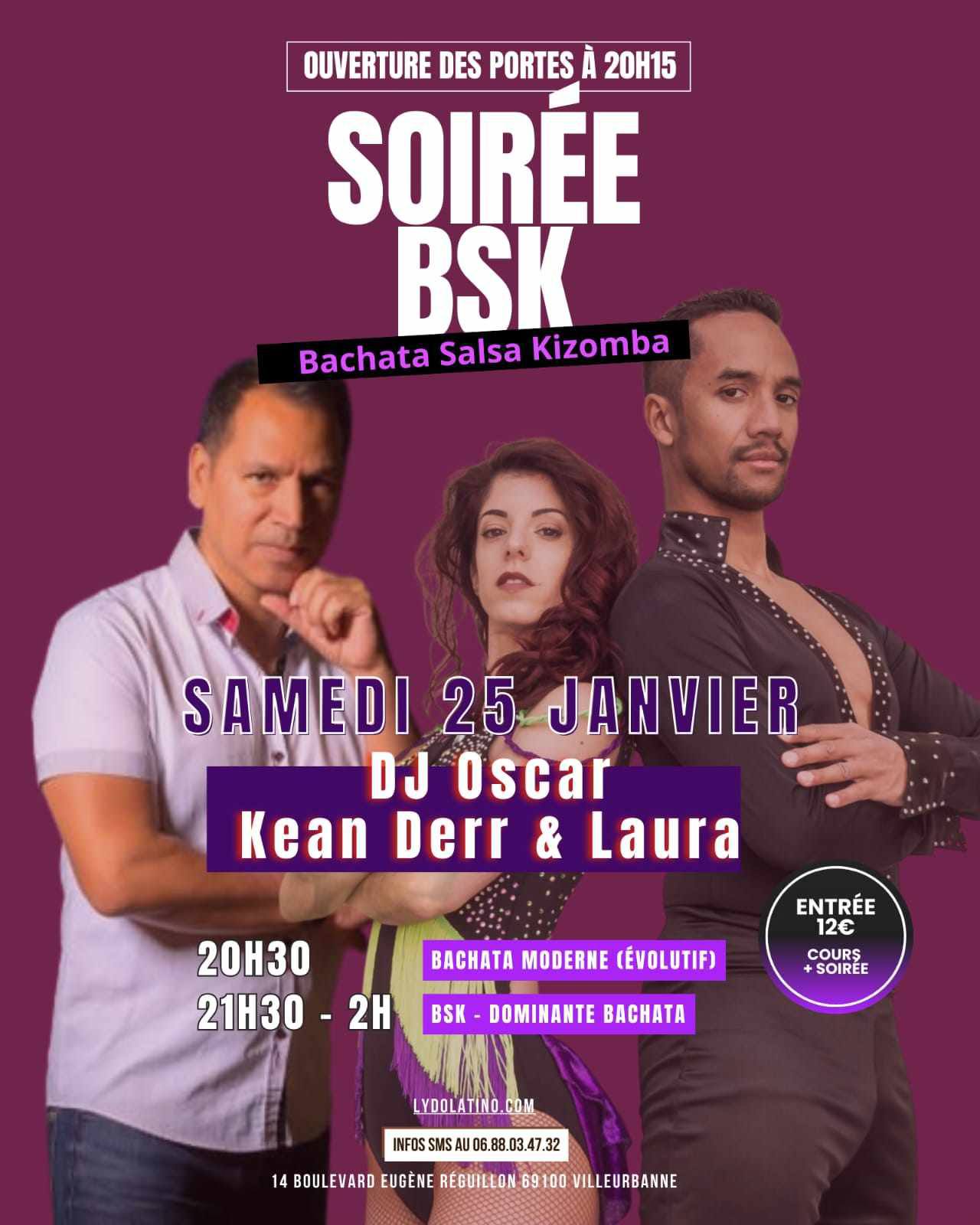 Soirée BSK au Lydo ( Workshop Bachata + Soirée BSK )