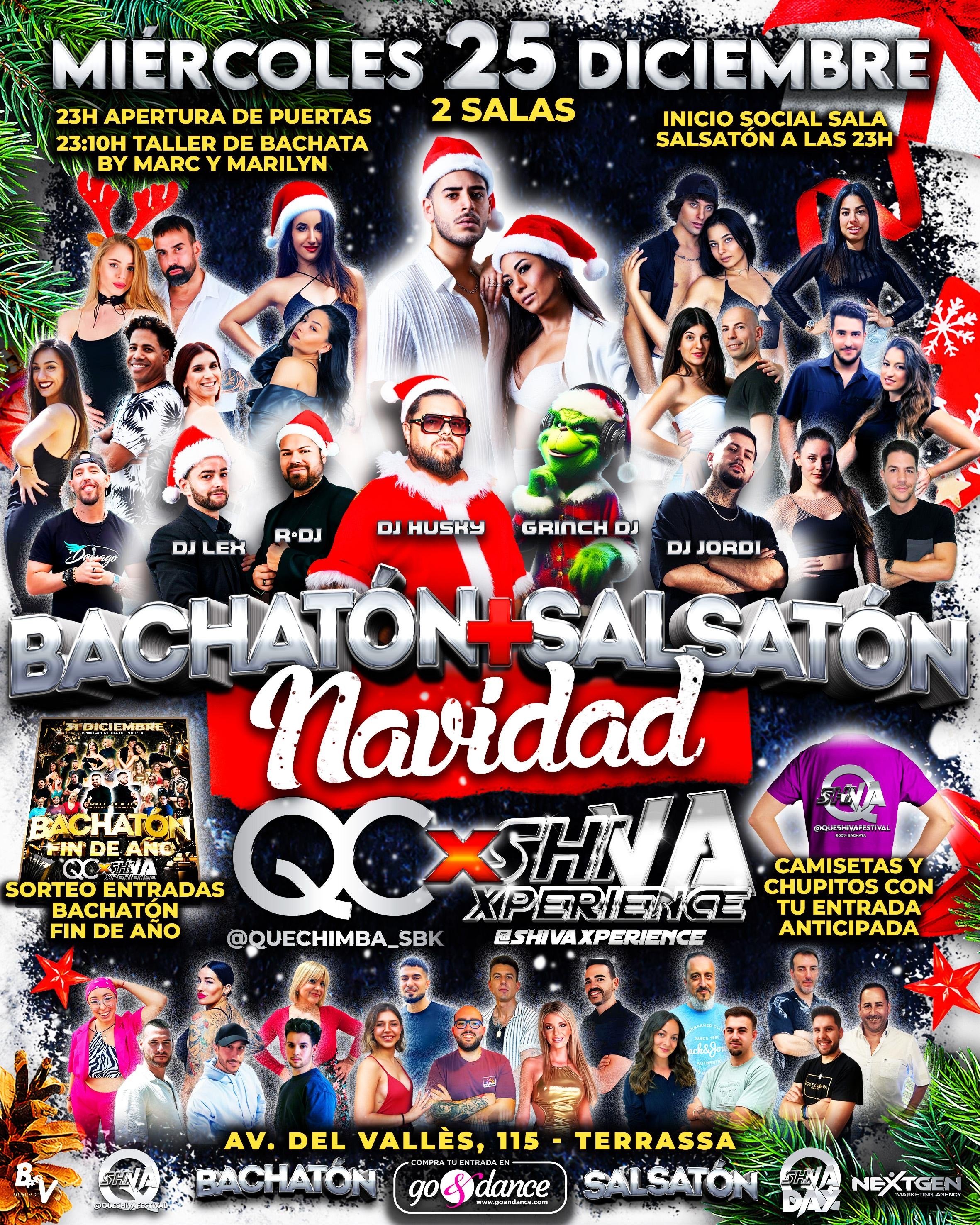 ?? BACHATÓN ➕ SALSATÓN NAVIDAD ?? 2 SALAS QC x SHIVA ??