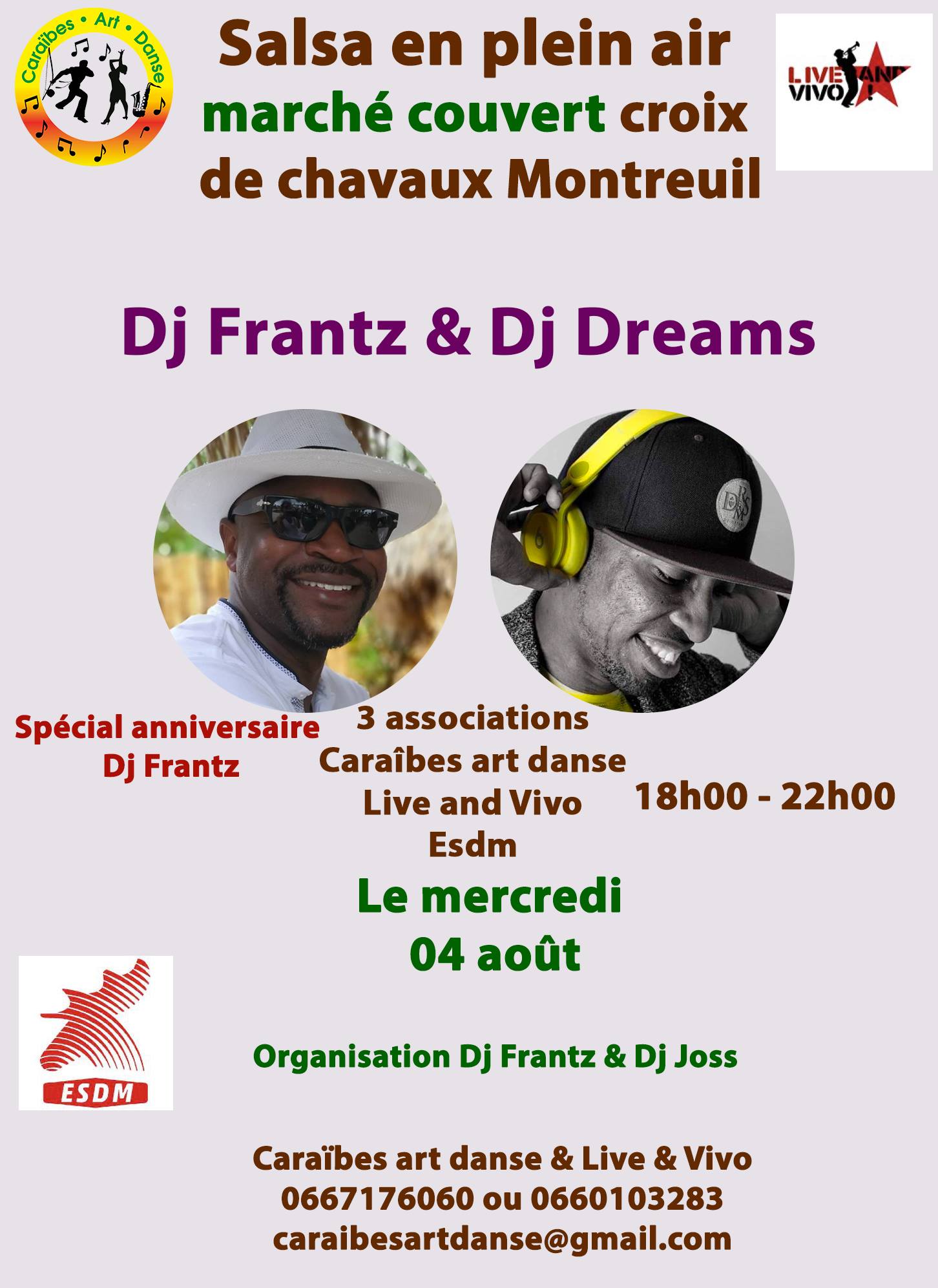 Salsa en Plein Air Marché Couvert - Montreuil