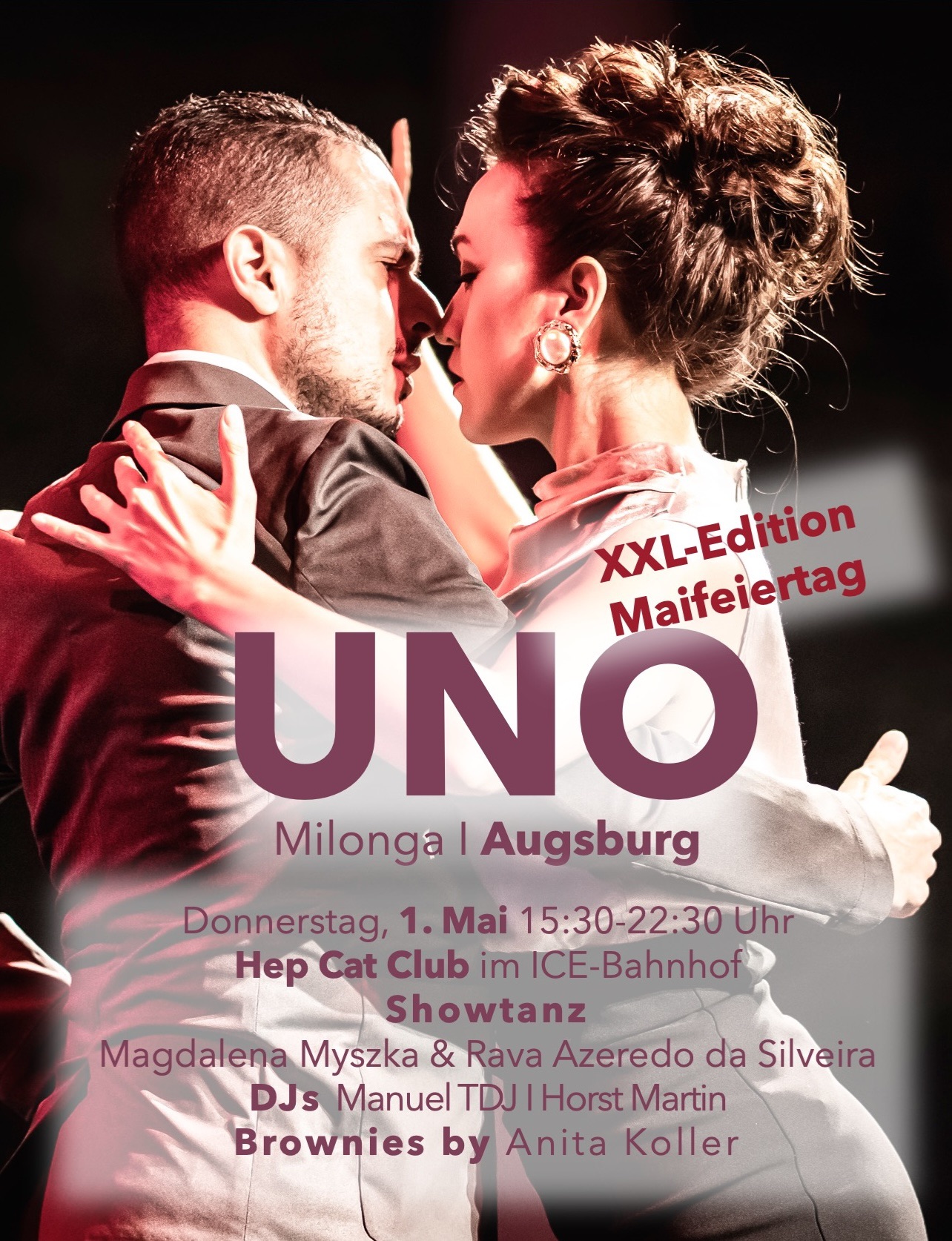 Milonga UNO Maifeiertag XXL Edition*DJ Horst Manuel & Show Lena &Rava