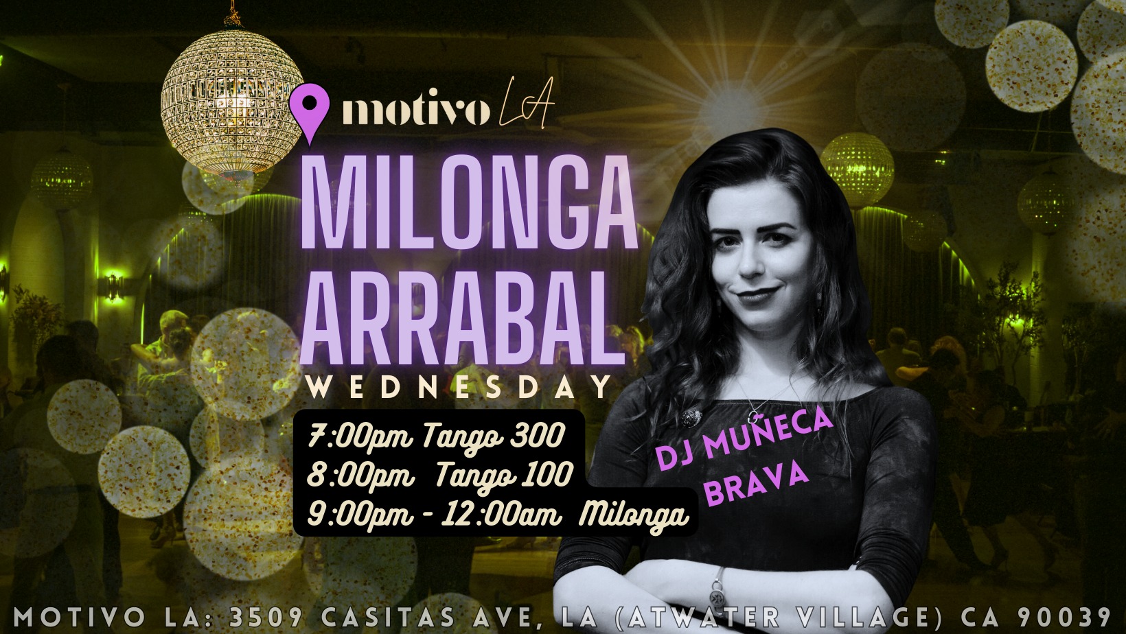 Milonga Arrabal w DJ Muñeca Brava