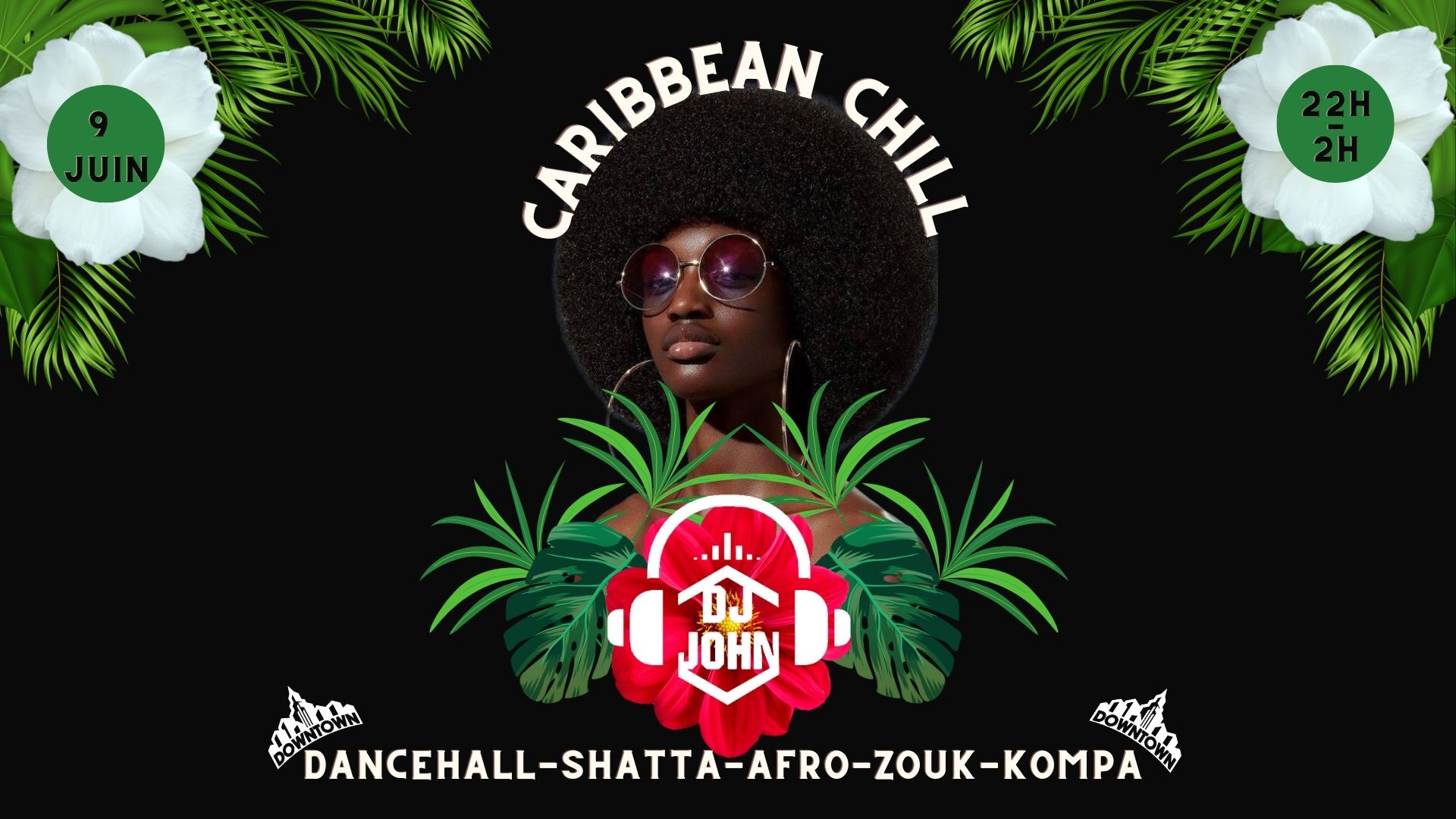 🌴 Soirée Caribbean Chill avec DJ John 🎧