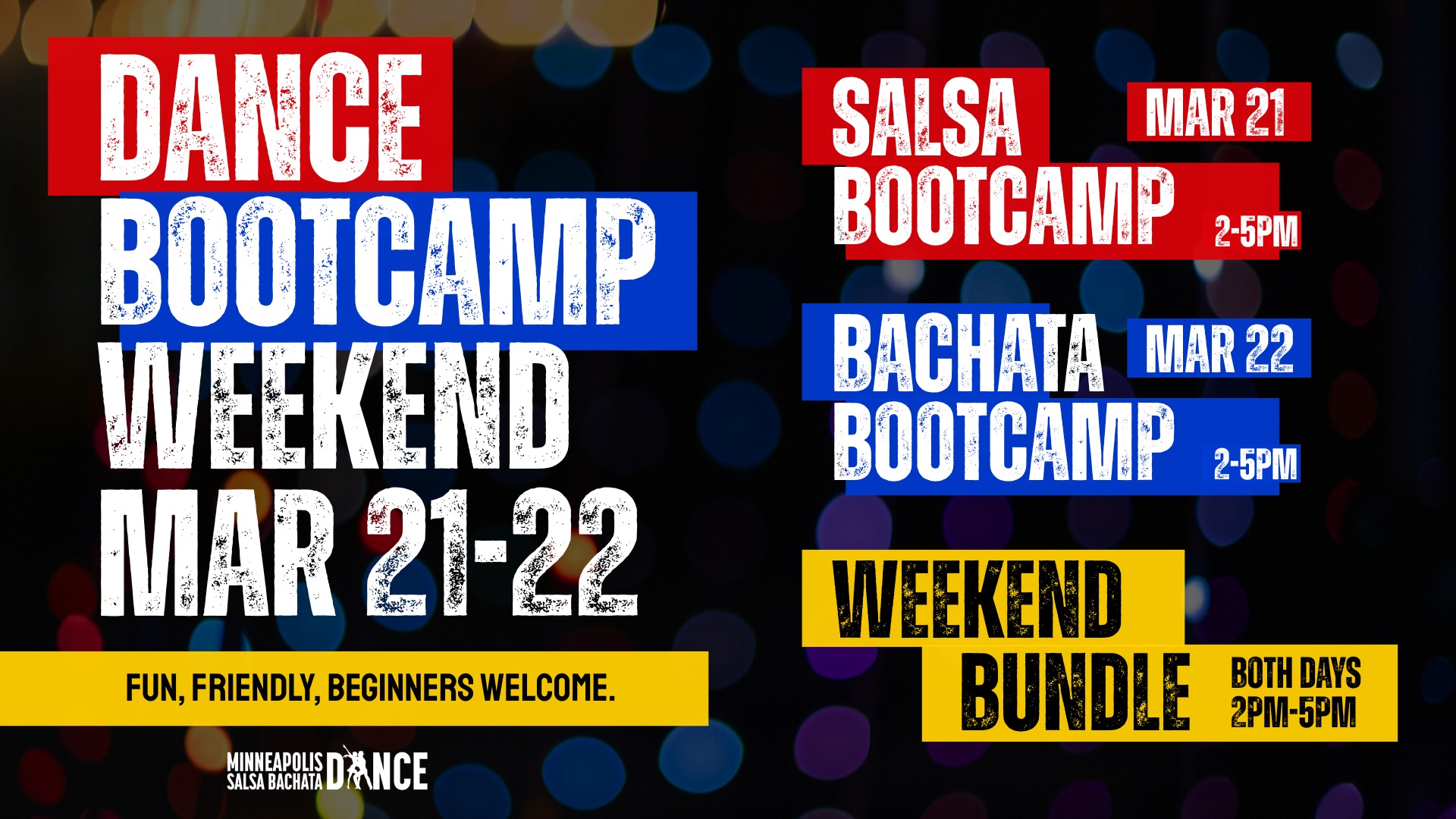 DANCE BOOTCAMP WEEKEND SALSA & BACHATA
