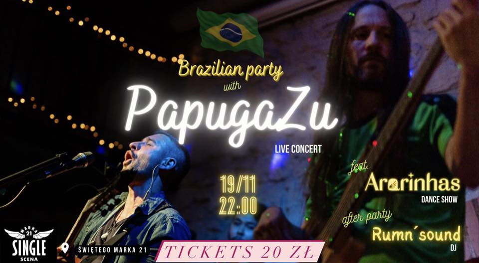 💙💚💛 Brazilian Party PAPUGAZU feat. DJ RumN’Sound 💙💚💛