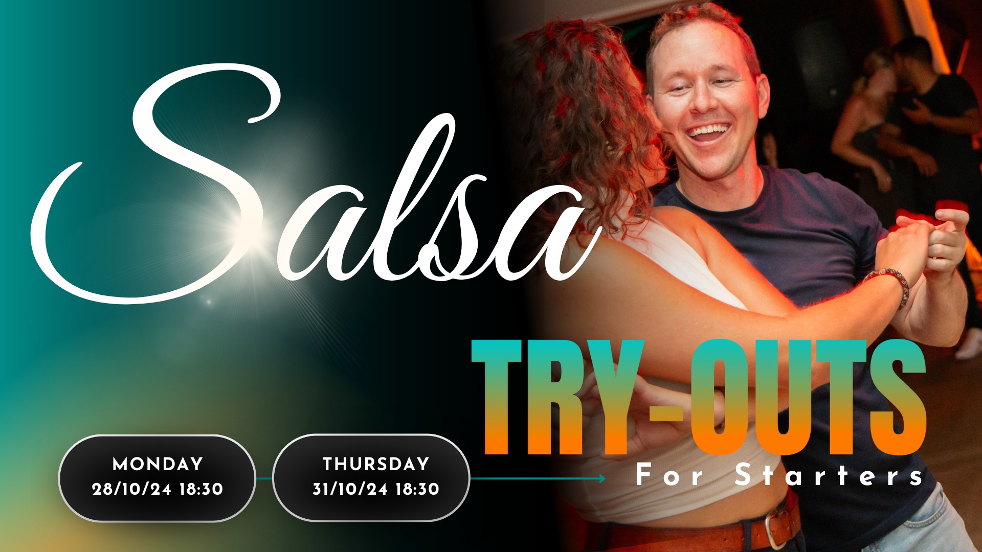 Salsa Starter Try-outs 28 10 and 31 10