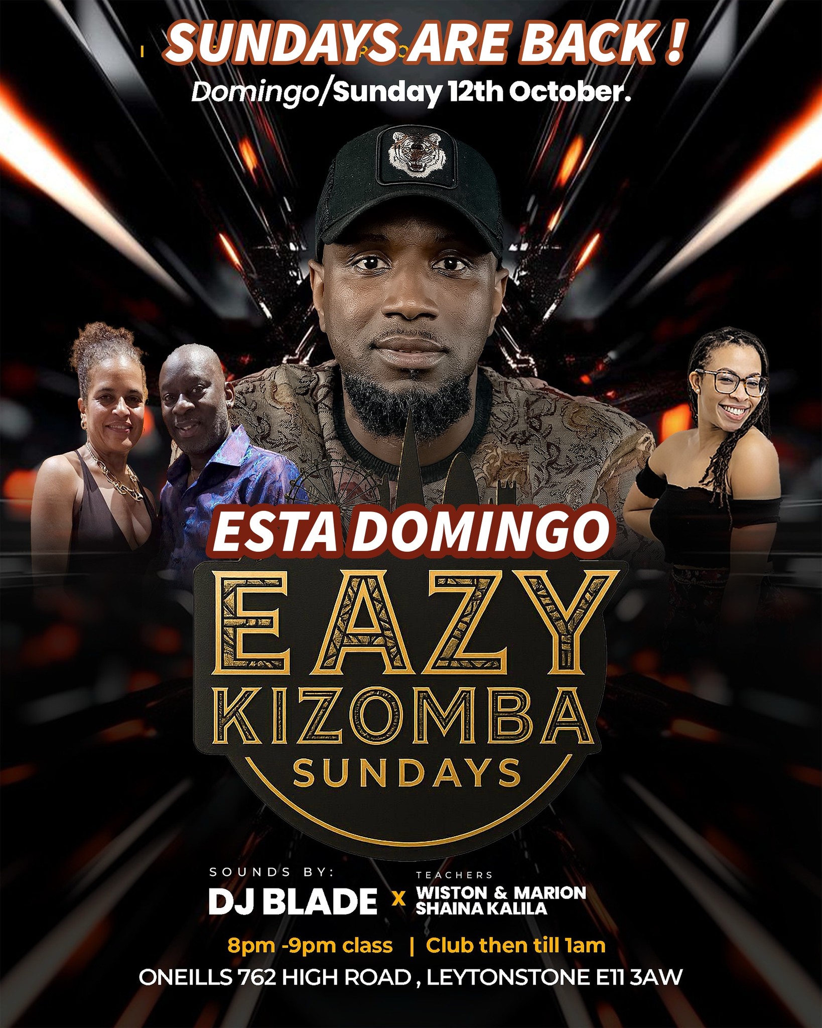 EAZY KIZOMBA SUNDAYS @ O'Neill's