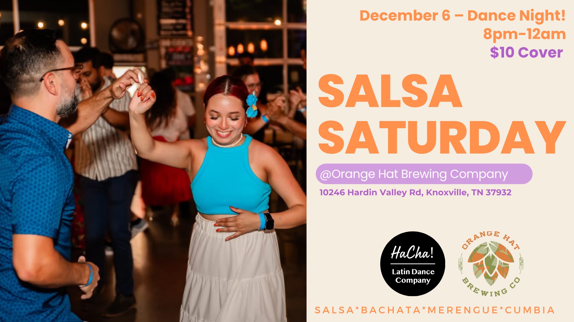 Salsa Saturday @ Orange Hat Brewing Co Knoxville, TN