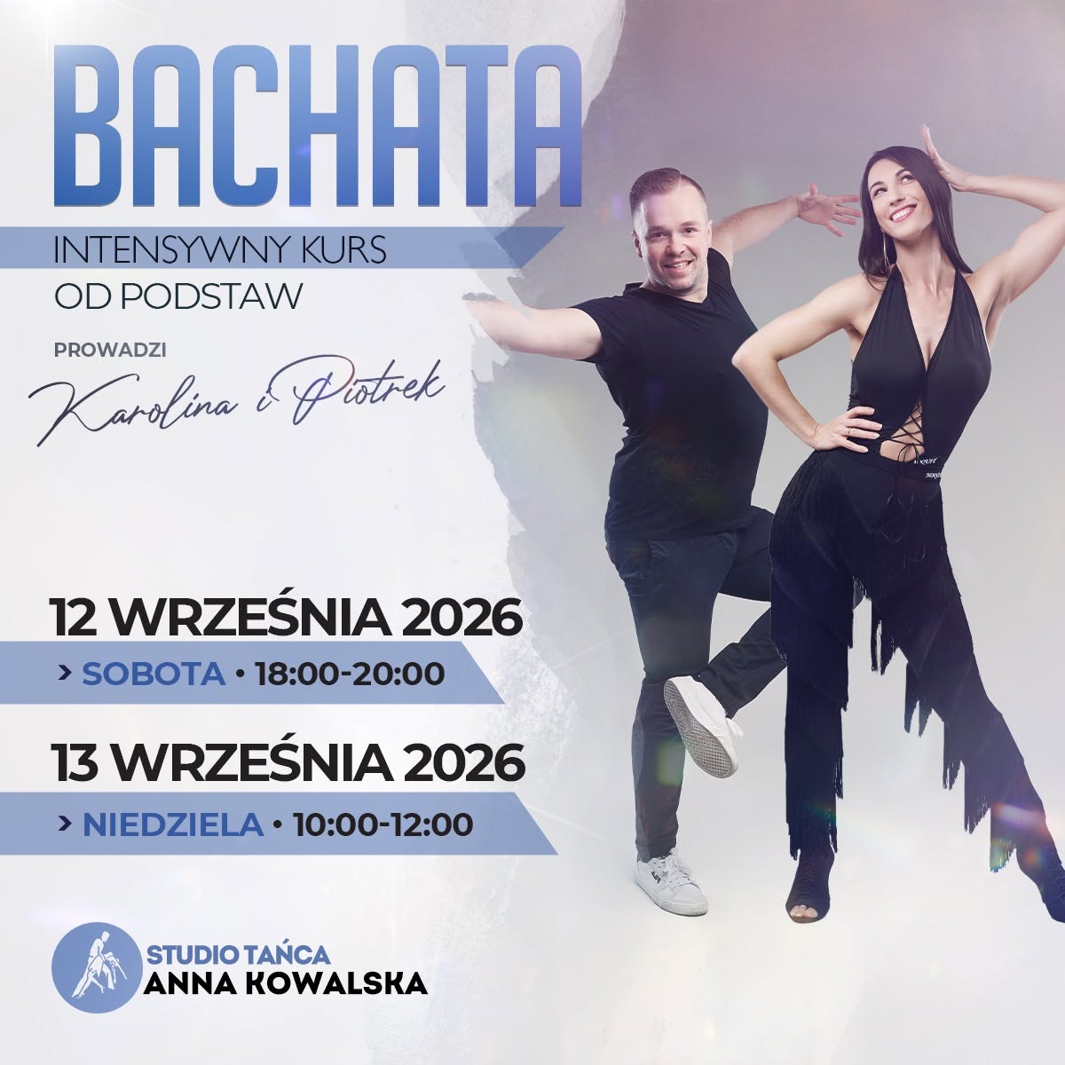 BACHATA w parach - intensywny kurs od podstaw