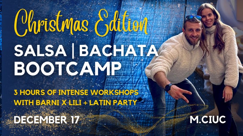 Christmas Edition Salsa & Bachata WS Barni x Lili + Latin Party