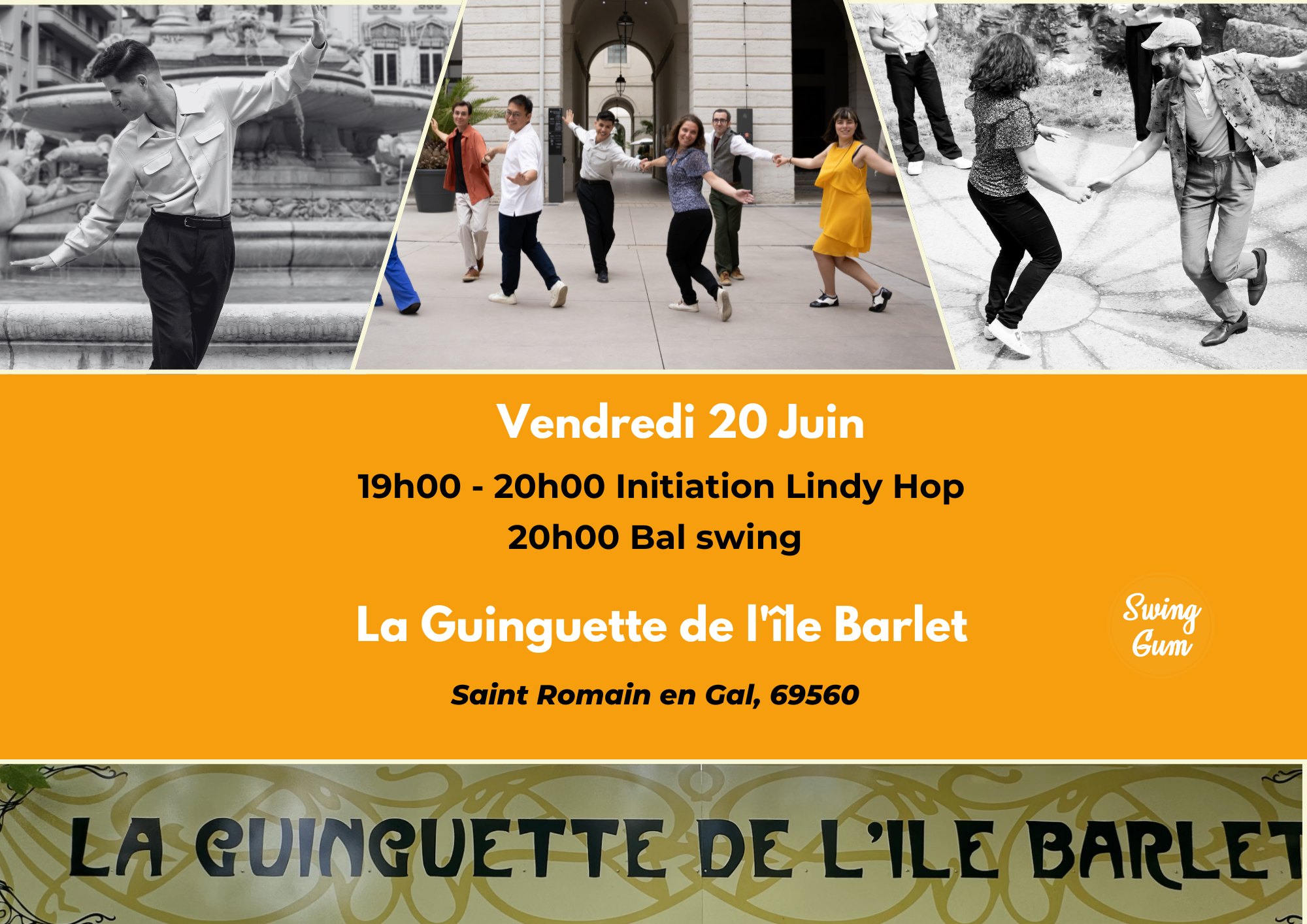 Bal Swing à la Guinguette de L'île Barlet