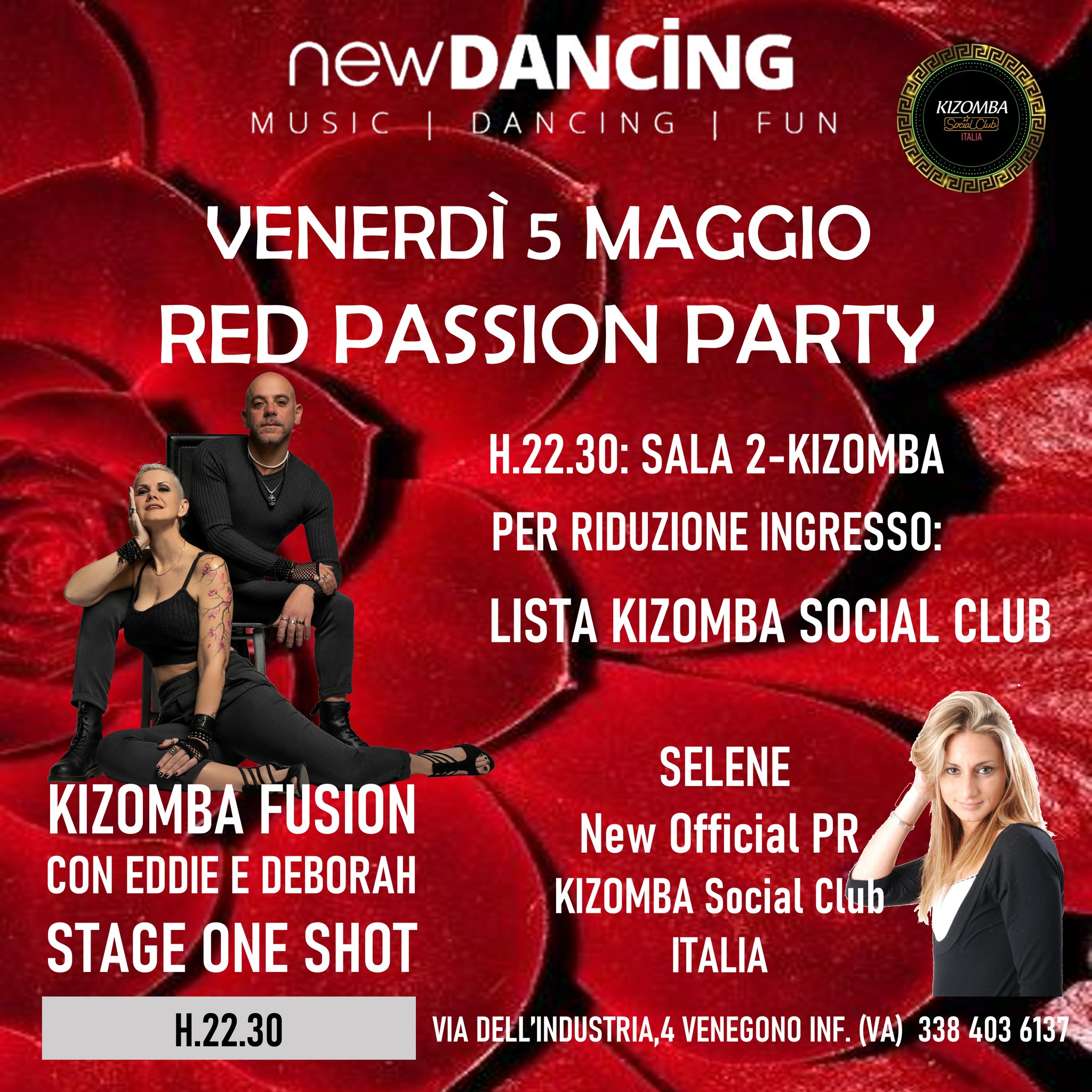 RED PASSION PARTY - KIZOMBA Social Club ITALIA