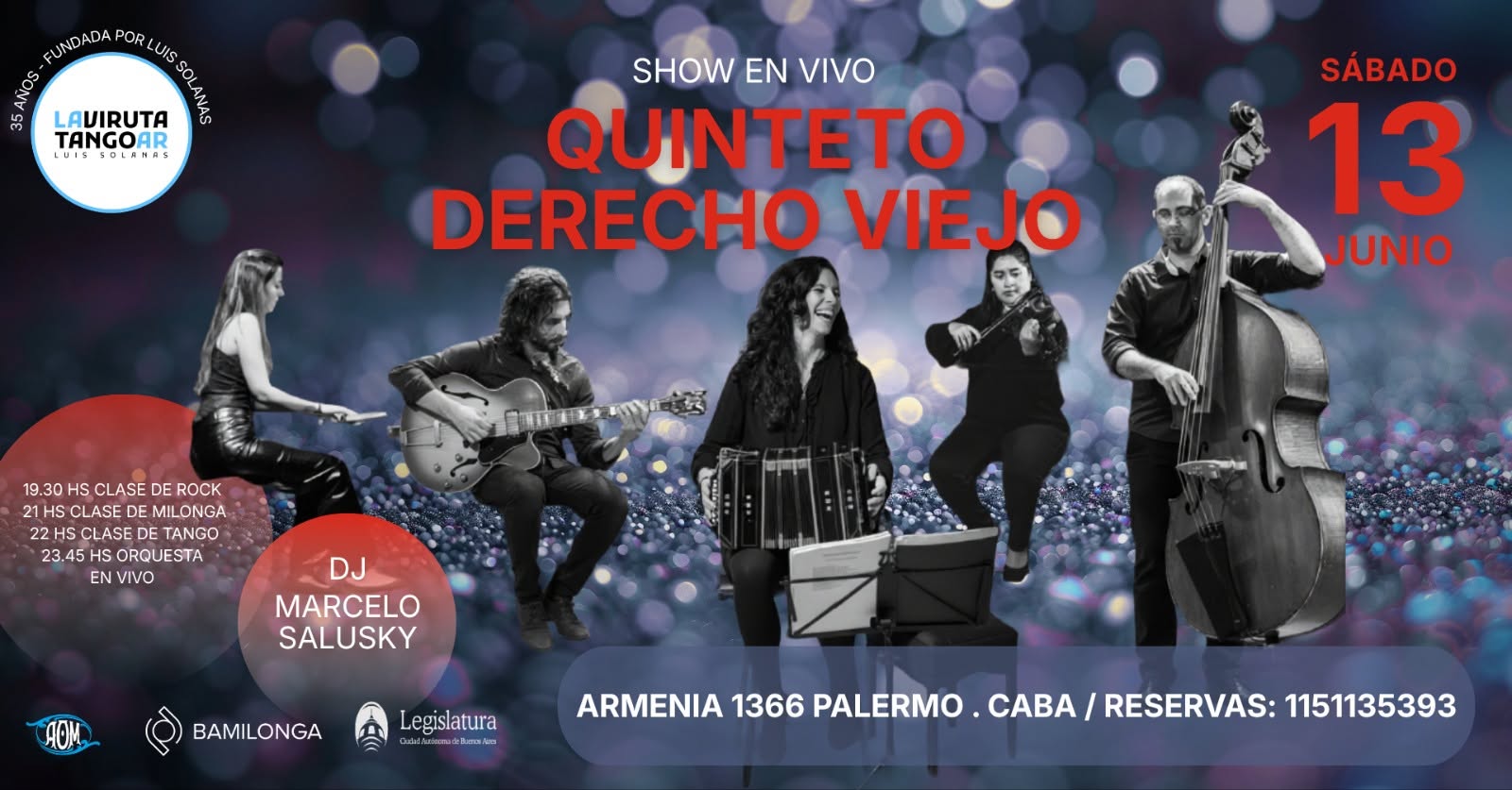 Orquesta en Vivo "Quinteto Derecho Viejo"