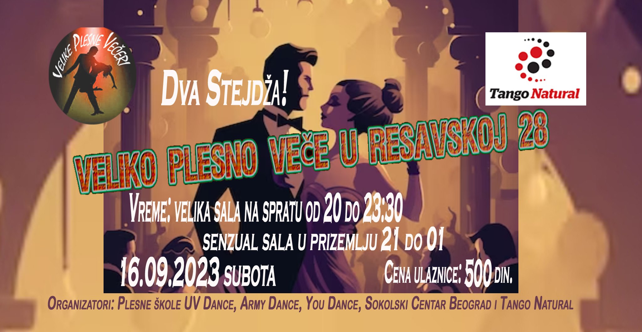 Veliko Plesno Veče u Resavskoj 28!!! 16.09.2023.