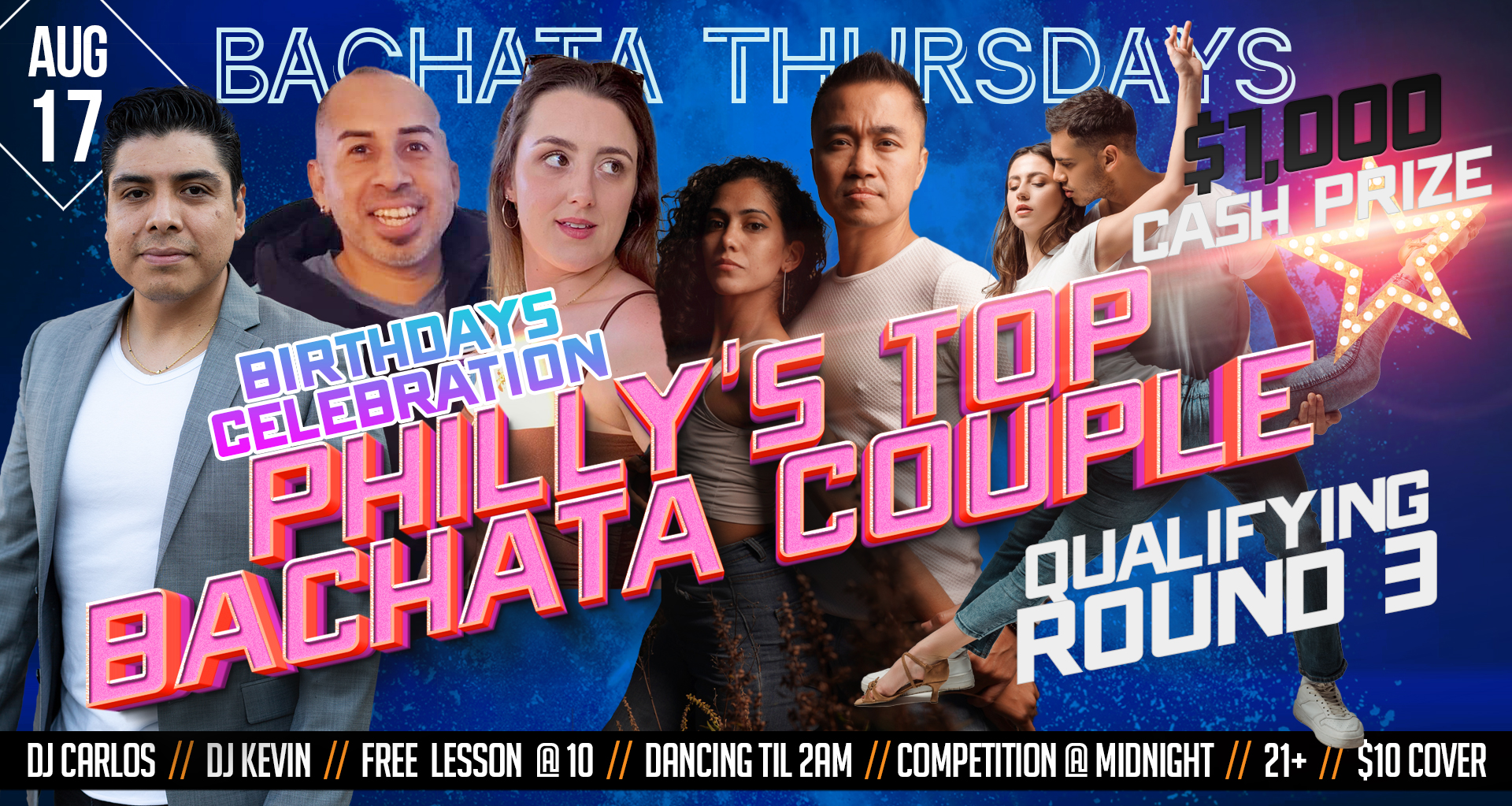 Philly's Top Bachata Couple 2023 ROUND 3