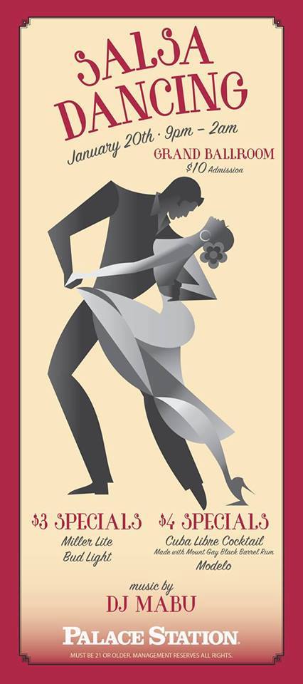 Saturday Salsa Night at Palace Station - Once a Month