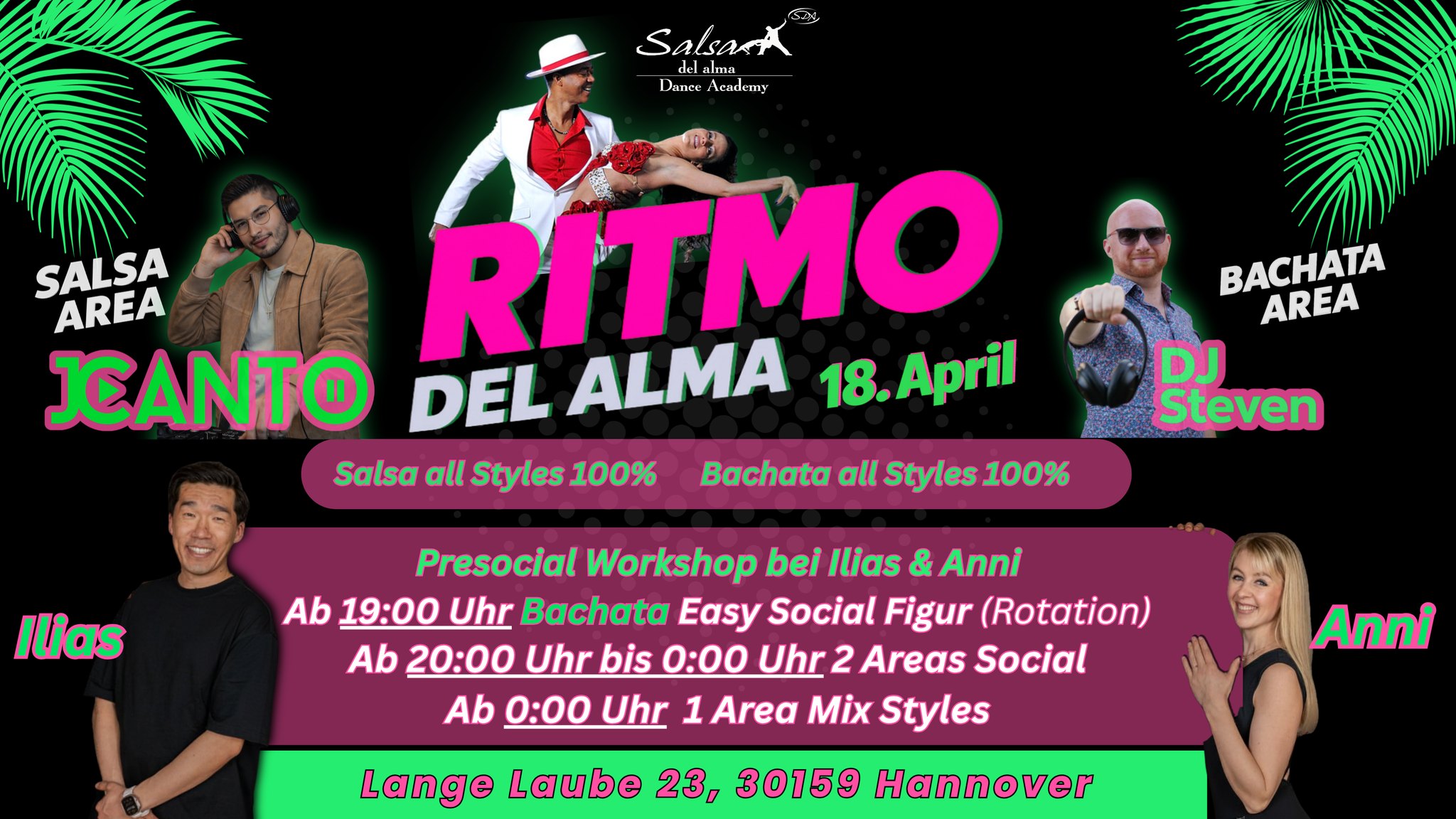 Ritmo del alma 18.04 - Salsa Bachata Social