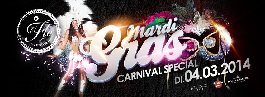 EL FLO presents MARDI GRAS Carnival Special - Di.04.03.14