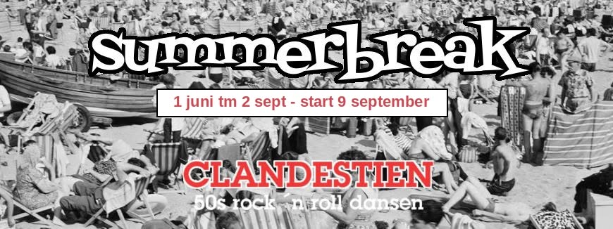 Summerbreak juni tm augustus