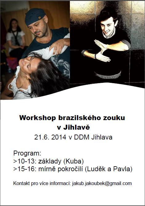 Workshop brazilského zouku v Ji