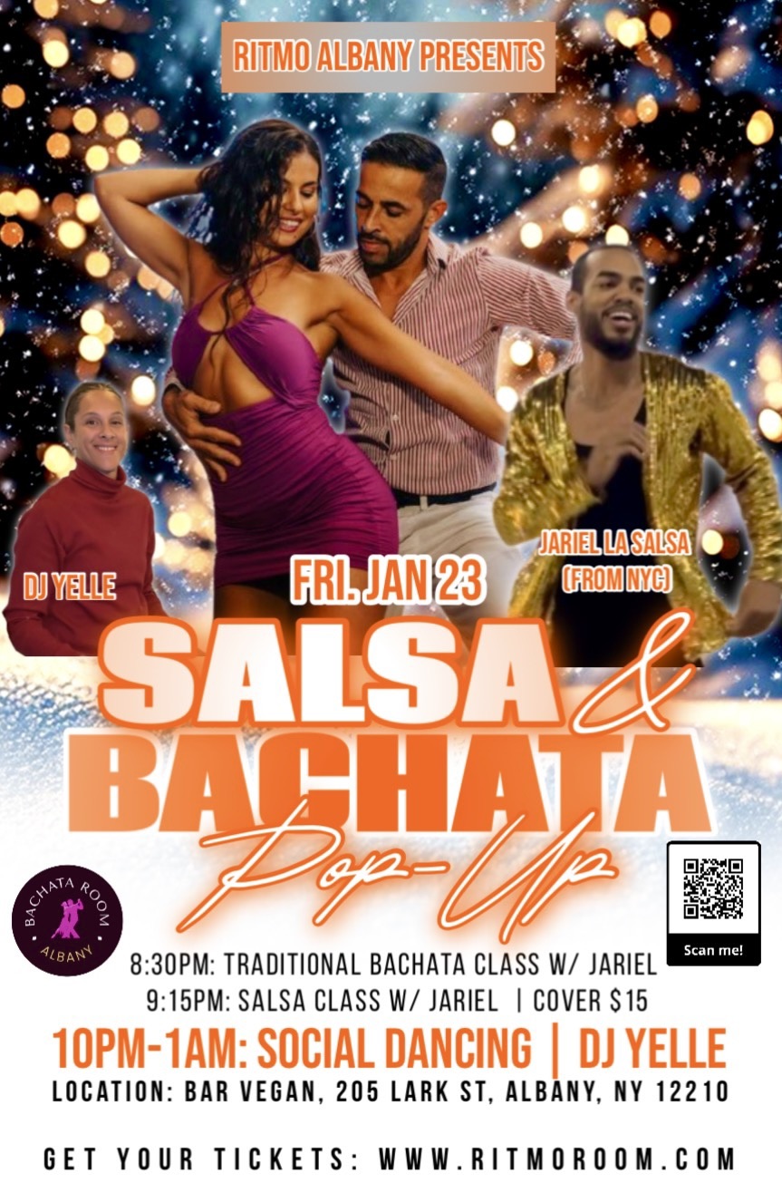 Salsa and Bachata Pop-Up at Bar Vegan!ππ»