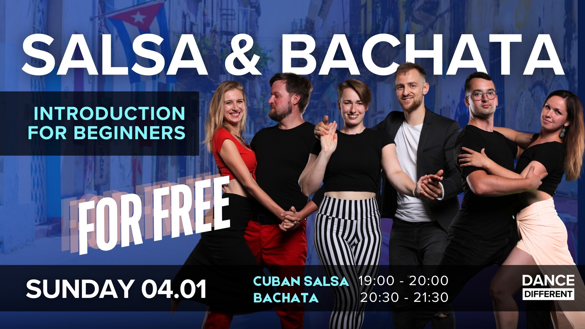 Cuban Salsa & Bachata FREE ZDARMA 🤩 I 🇬🇧 Introduction class 🇨🇿 Úvodní lekce