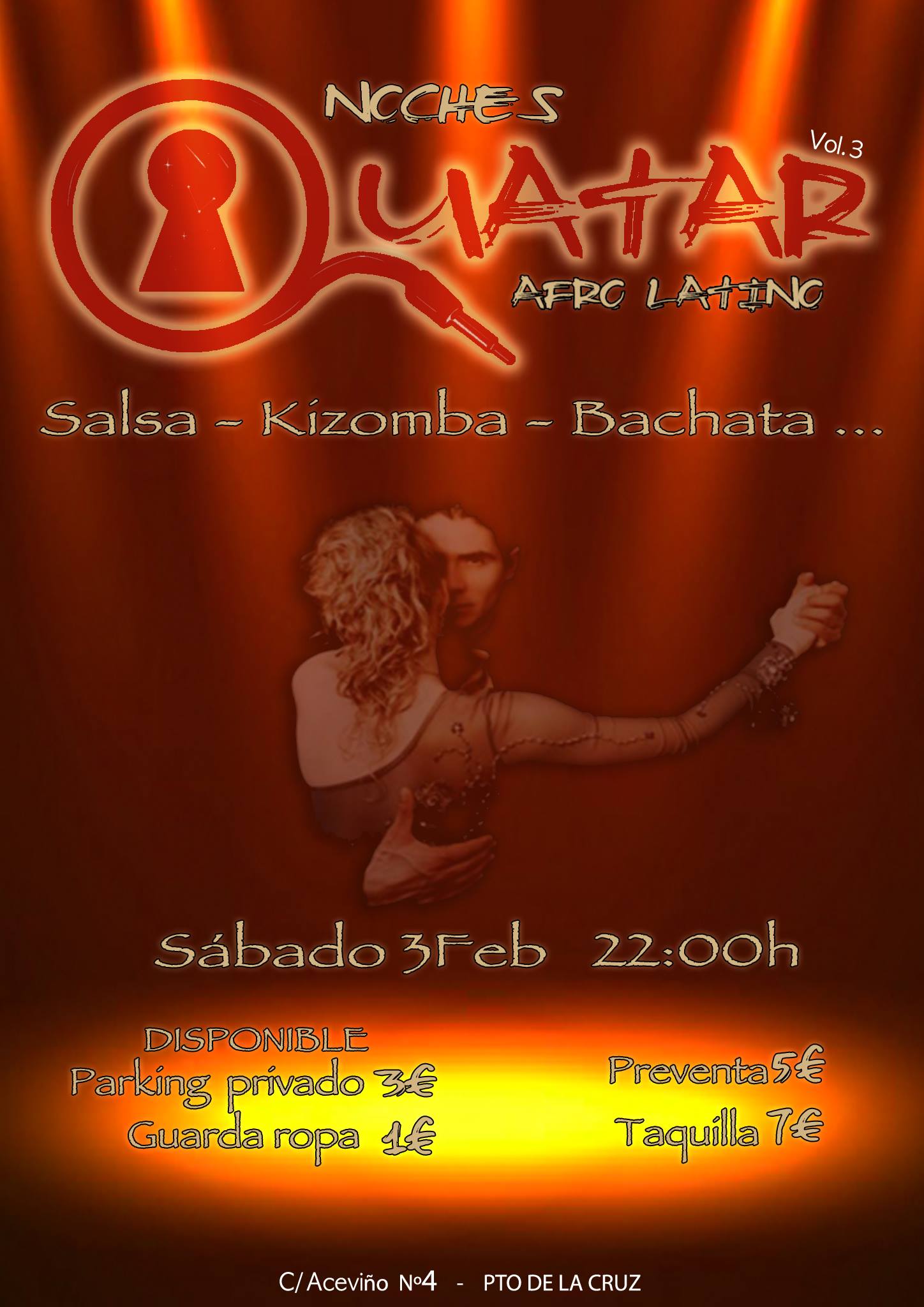 Noche Quatar Afro Latino Vol.3 en el Arcón