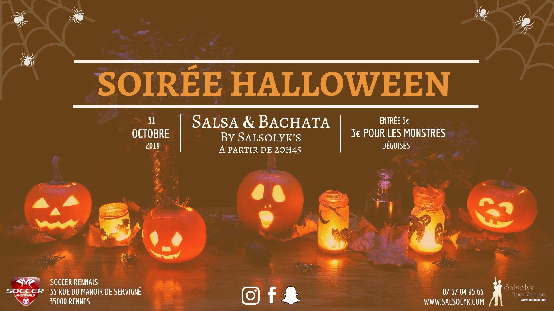 Soirée "Salsa & Bachata for Halloween" by Salsolyk’s