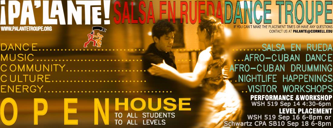 PALANTE OPEN HOUSE :: RECEPTION • WORKSHOP • PERFORMANCE