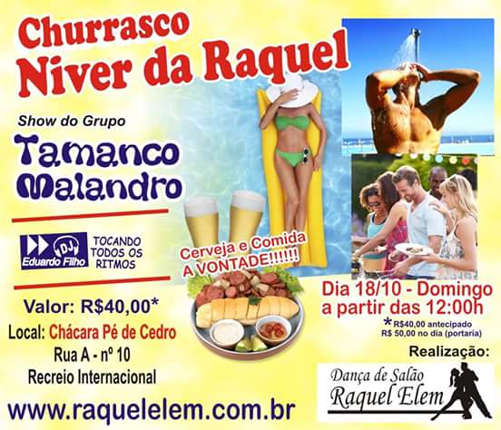 Churrasco Niver Raquel Elem
