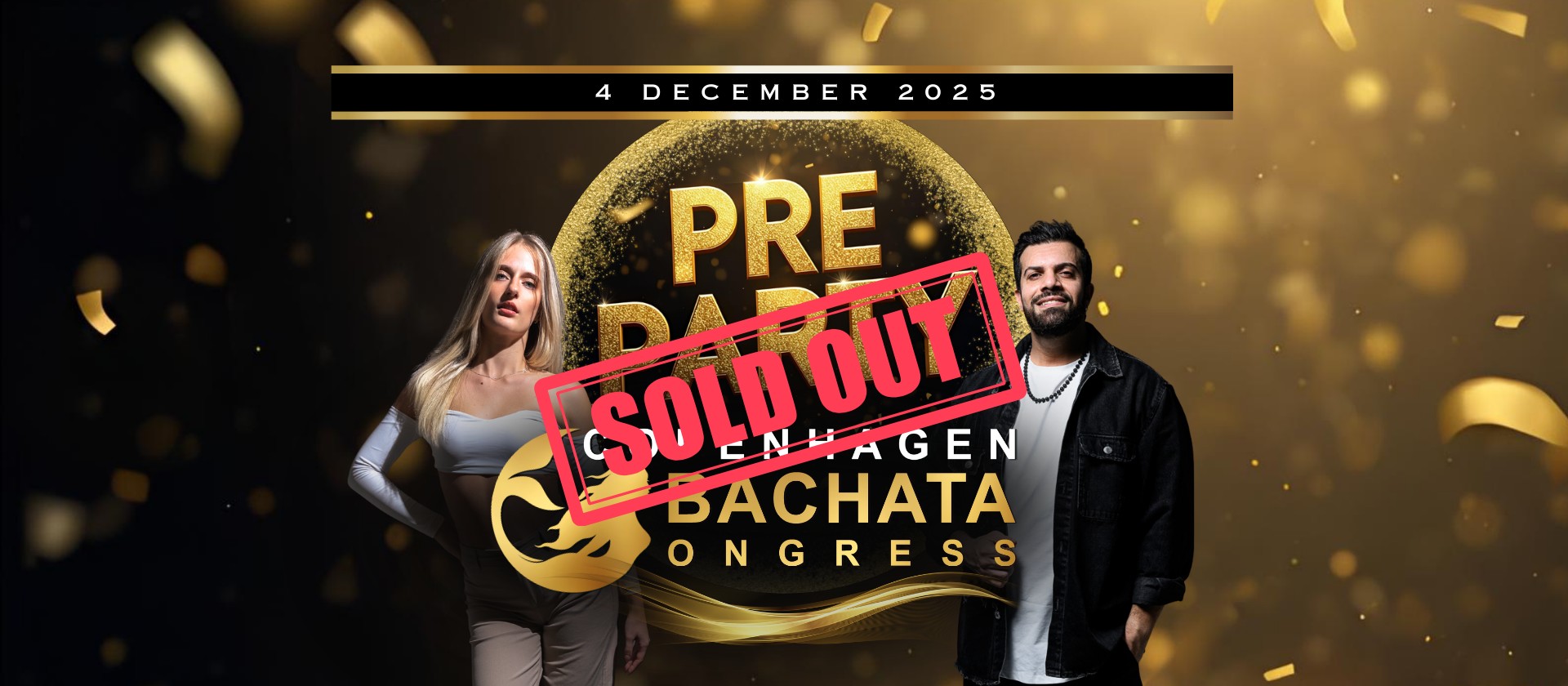 Official Pre-Party 🥳 Copenhagen Bachata Congress ⭐️ SOLD OUT ‼️