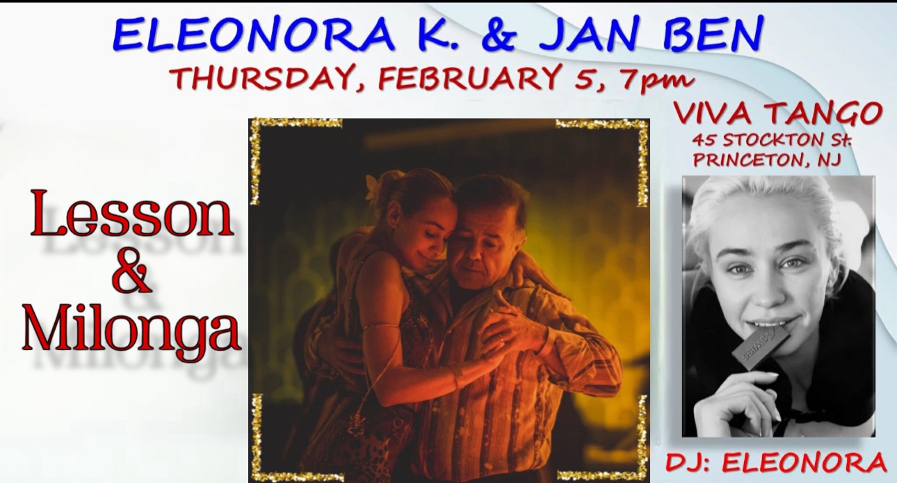 TANGO LESSON and MILONGA with DJ