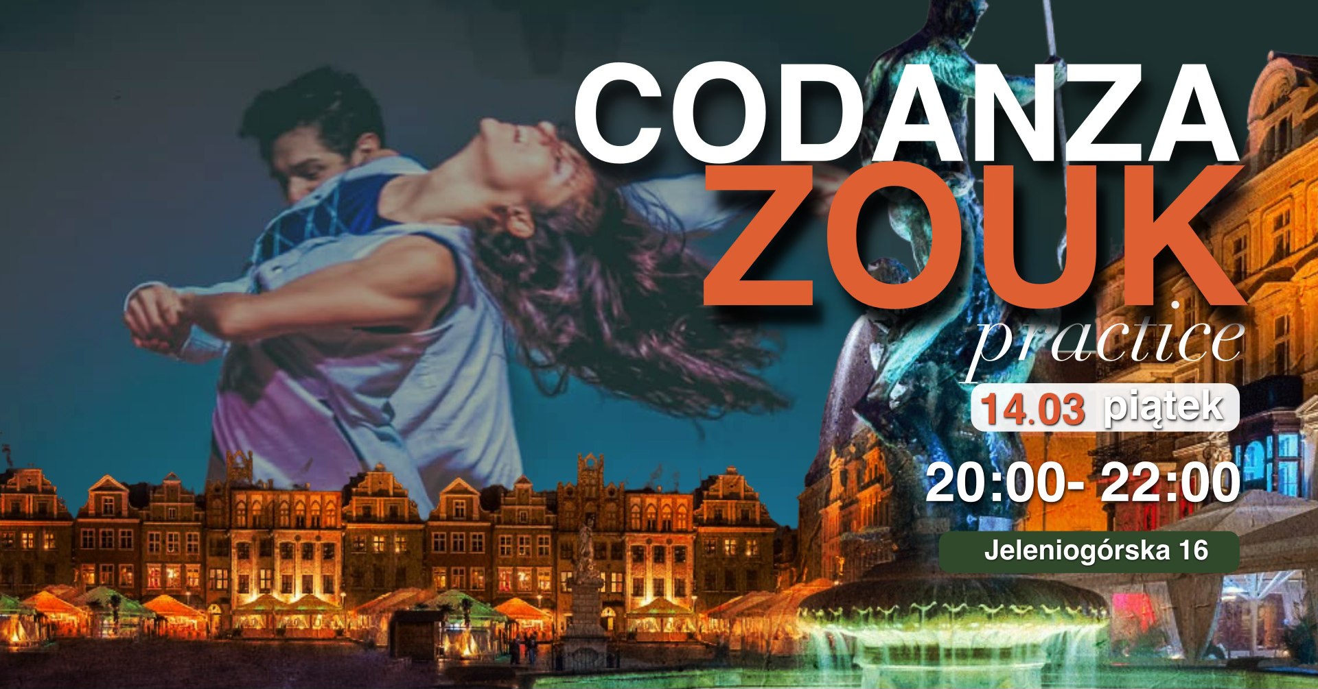 Codanza Zouk Practise - piątek 14.03!