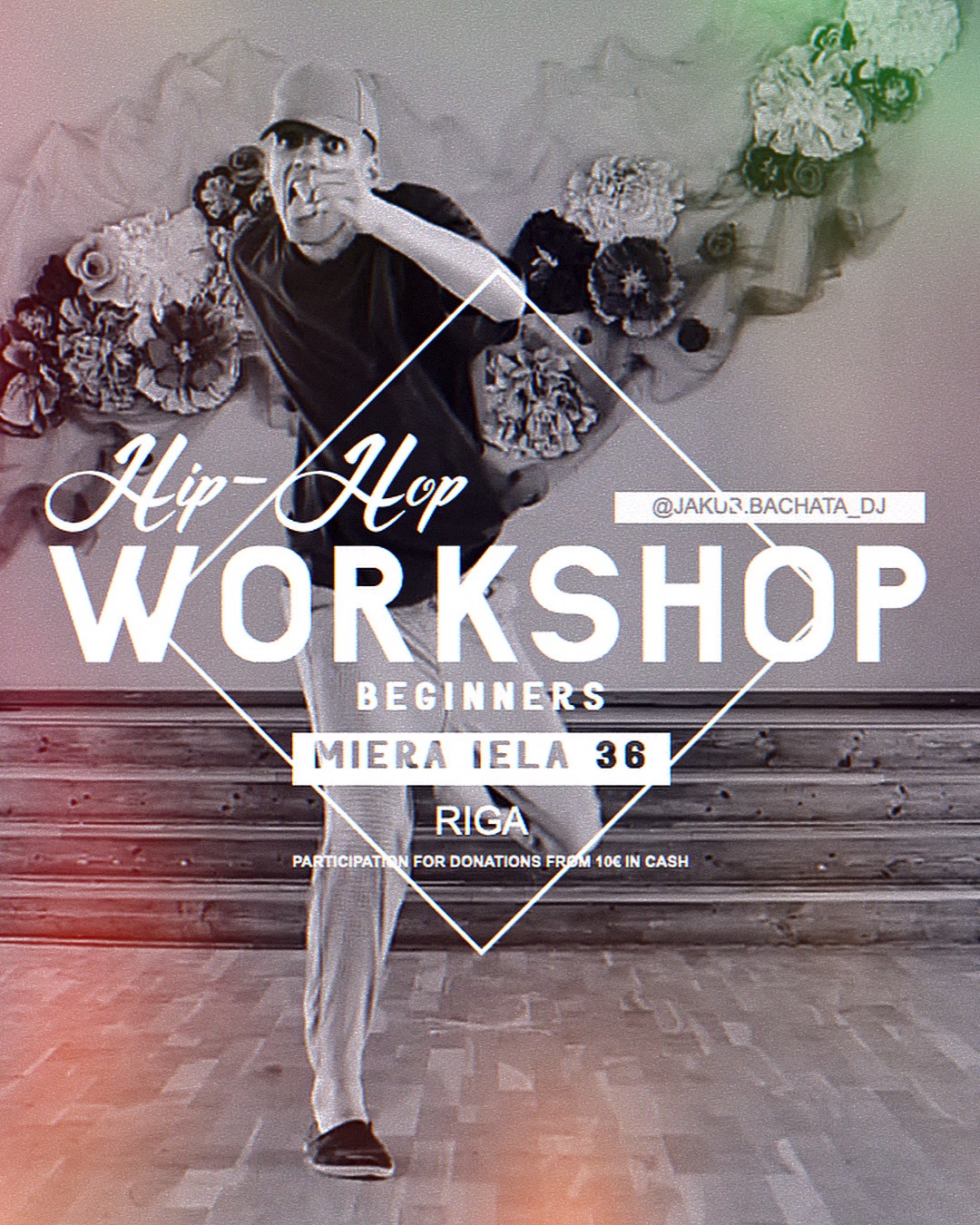 BACHATA FOOTWORK ar HIP-HOP ELEMENTIEM