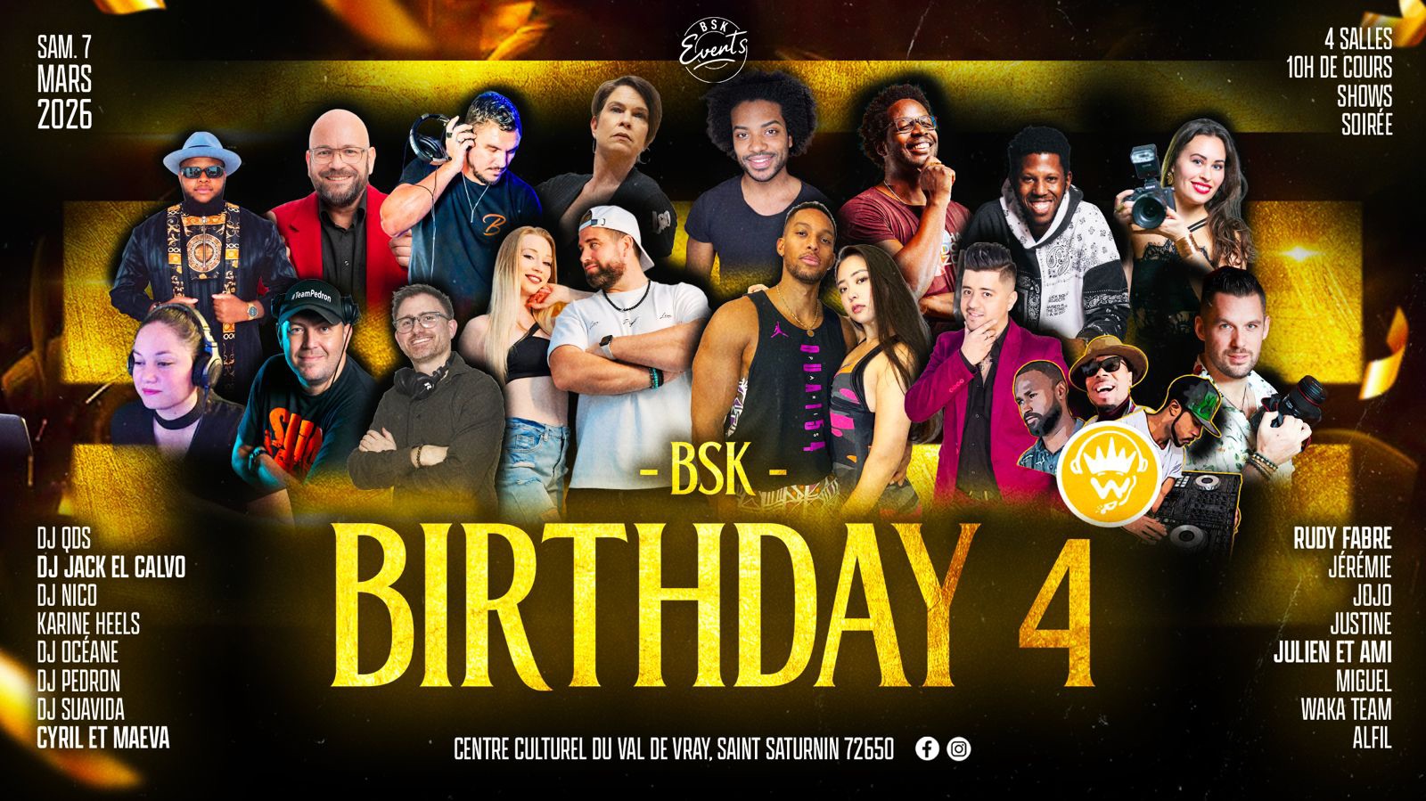 ✨4ème anniversaire de Bsk Event's ✨