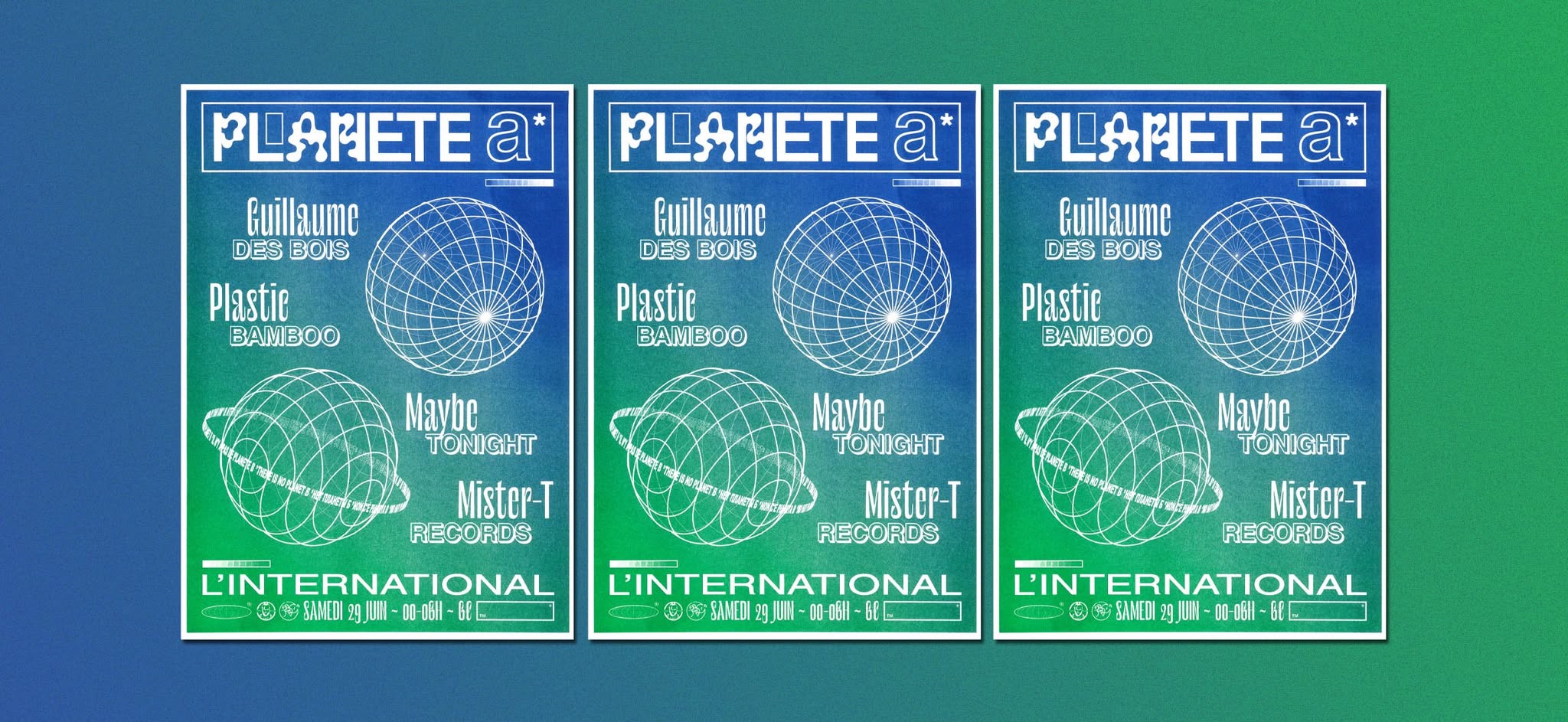 Planète A w Guillaume des Bois, Plastic Bamboo, Mister T. & MT