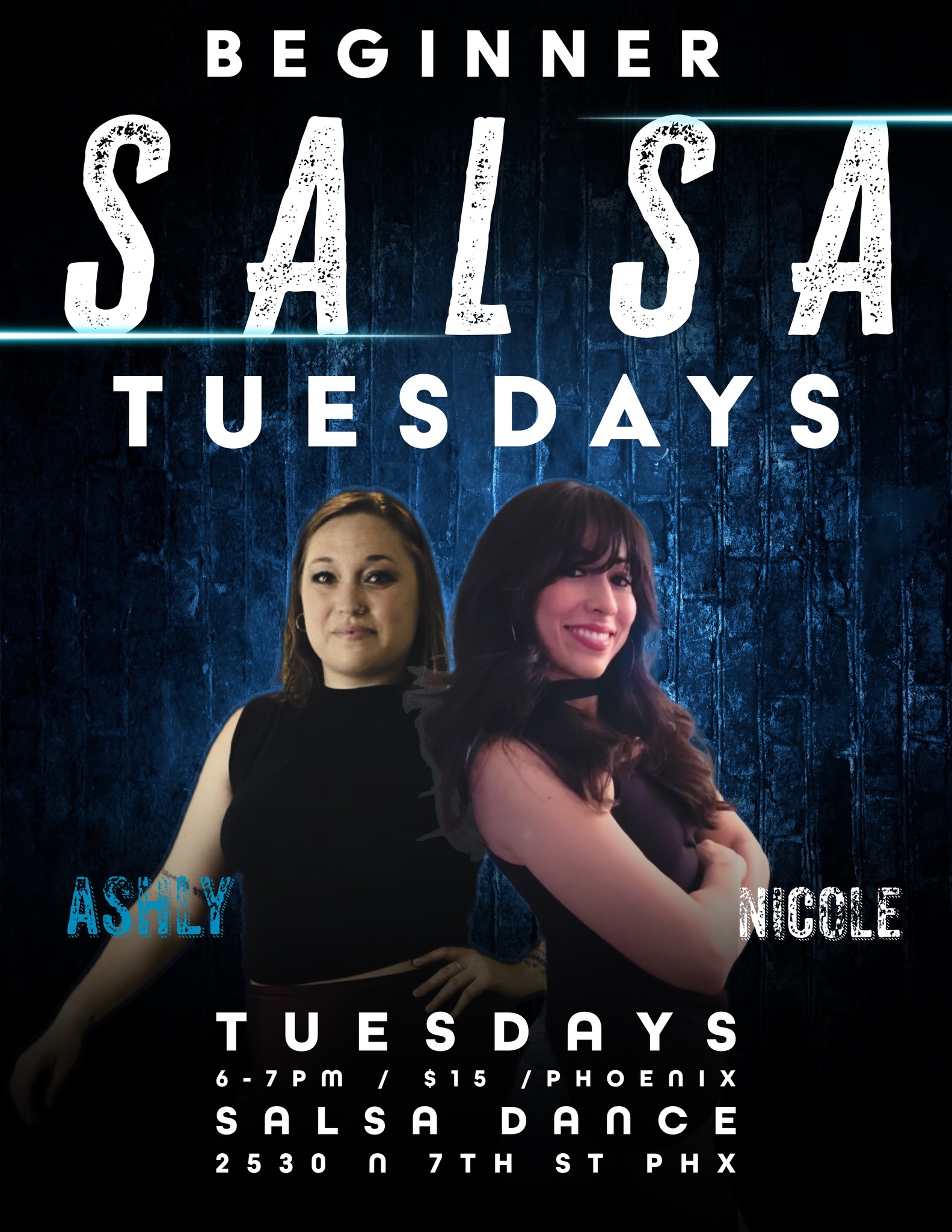 Tuesday Beginner Salsa with Nicole & Ashly!