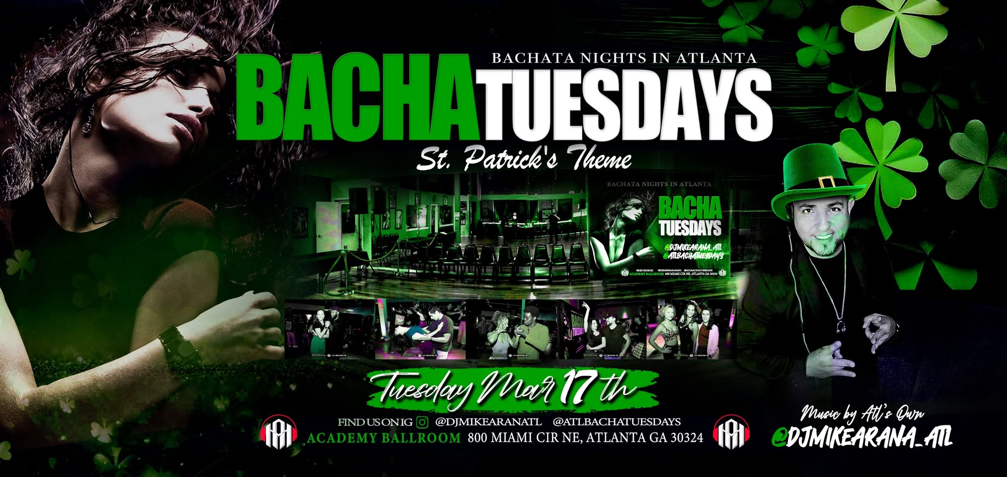BACHATuesday St. Patrics Colors Night