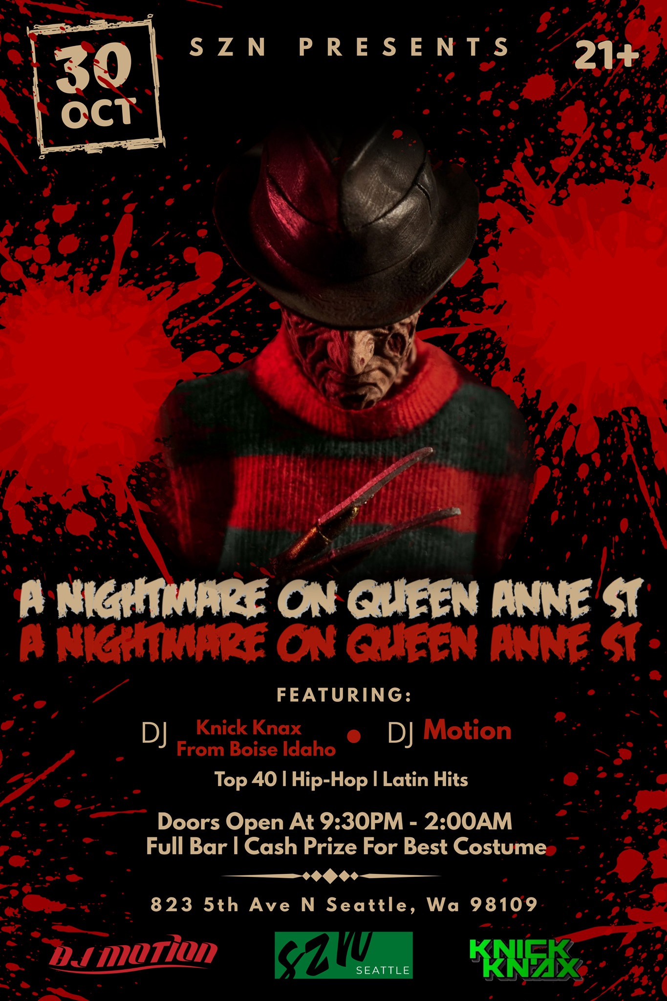 A nightmare on Queen Anne st Halloween Party 21+