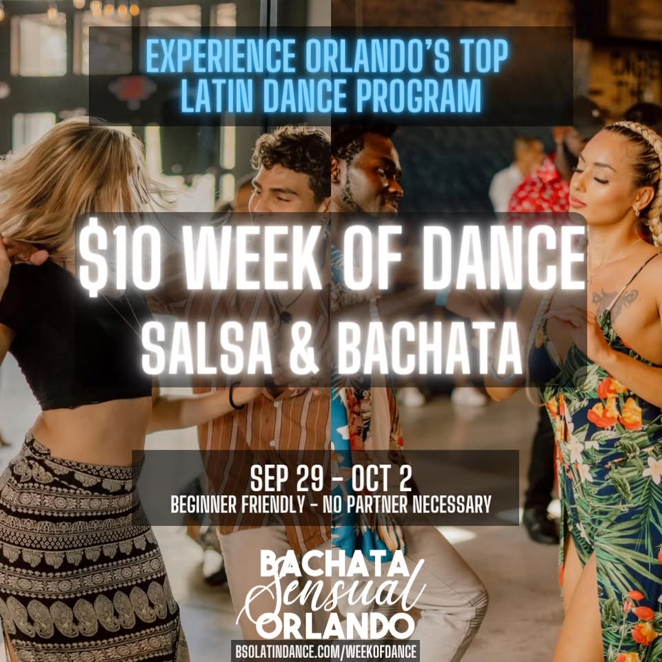 Week of Dance: Bachata, Salsa, Sensual Bachata