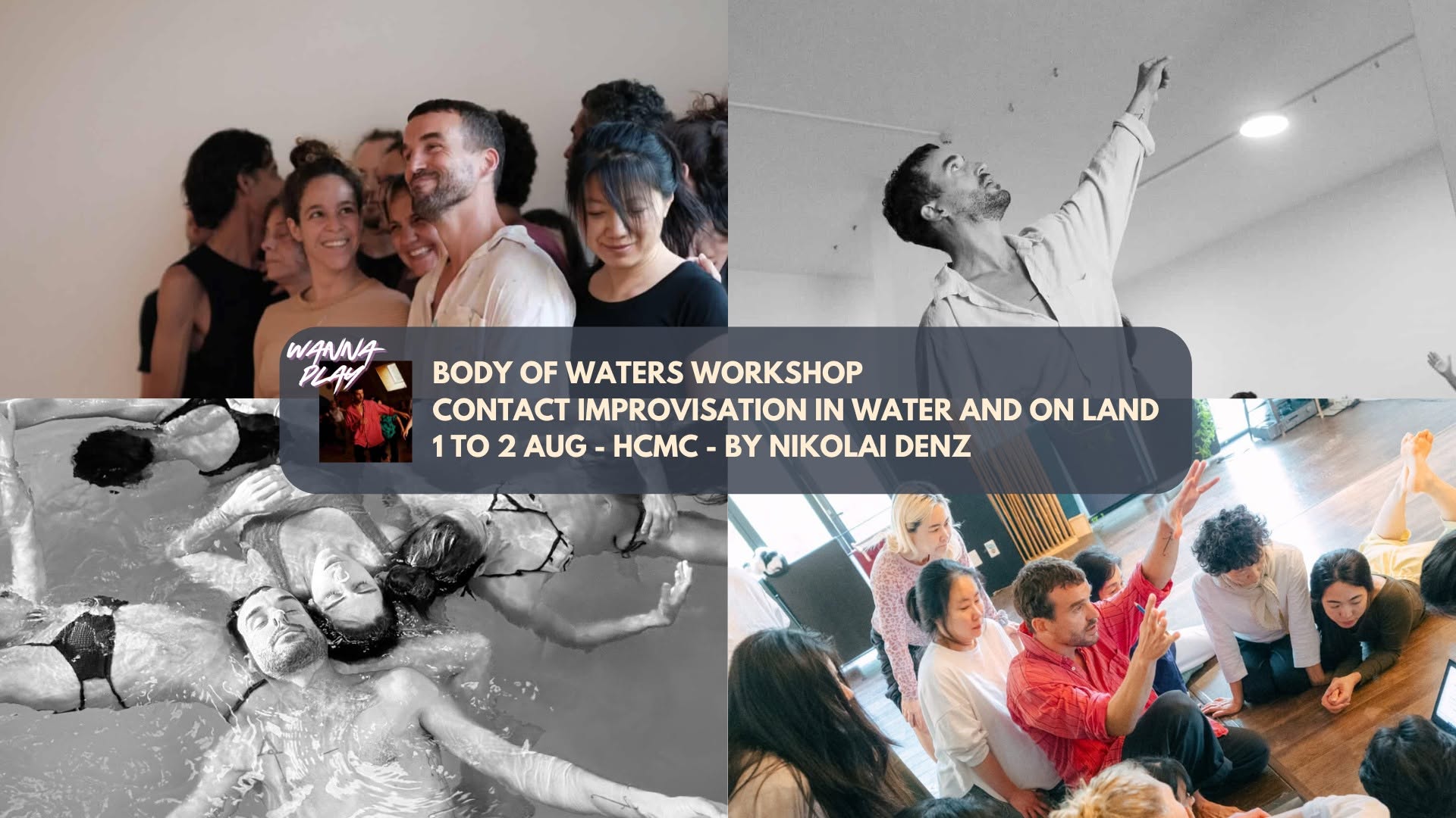 BODIES OF WATER I Contact Improvisation in Water and on Land in Saigon w Nikolai Denz