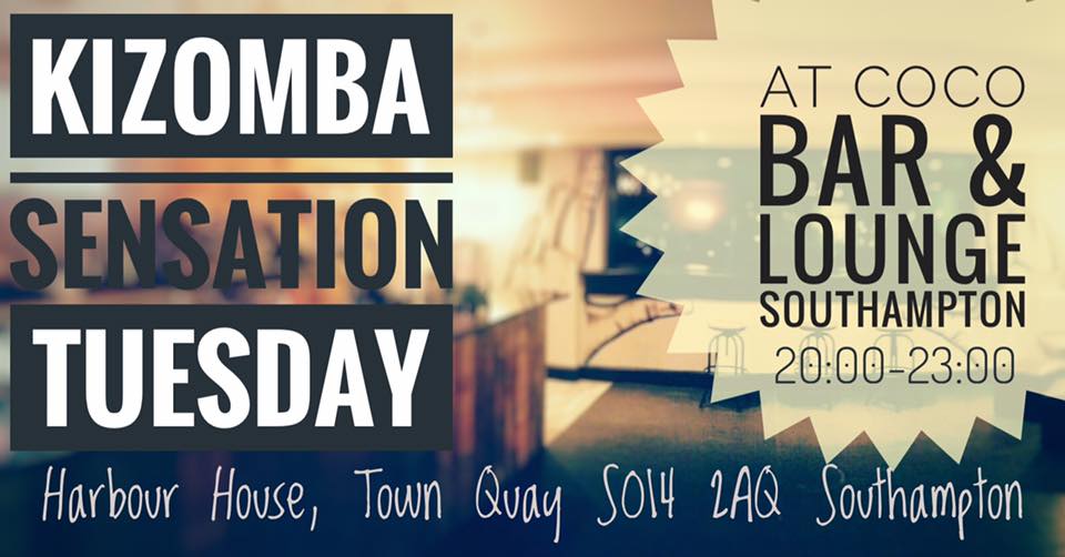 Tuesday Kizomba Sensation at CoCo Bar Southampton. Classes Party