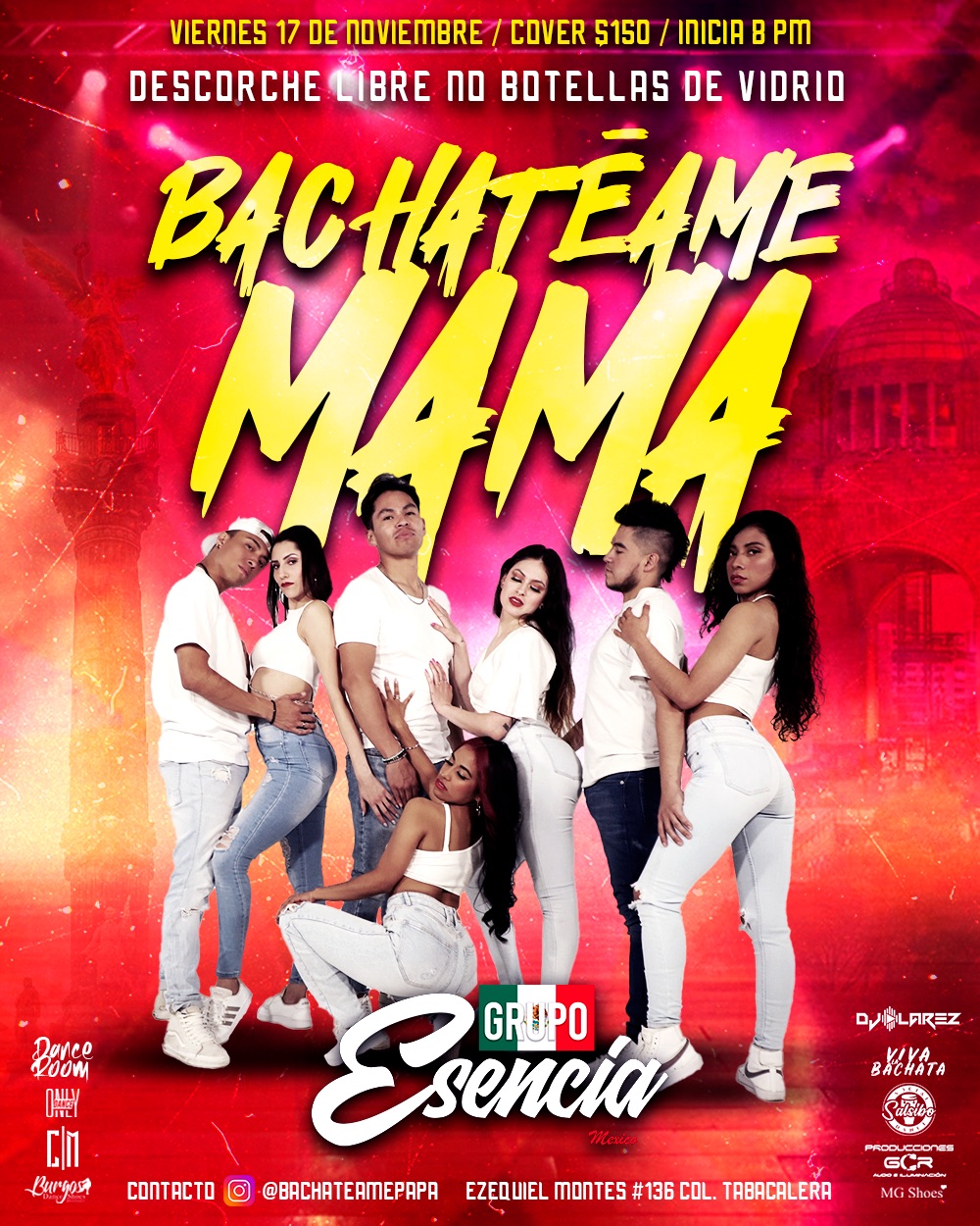 Bachateame Mamá! Evento mensual Grupo Esencia