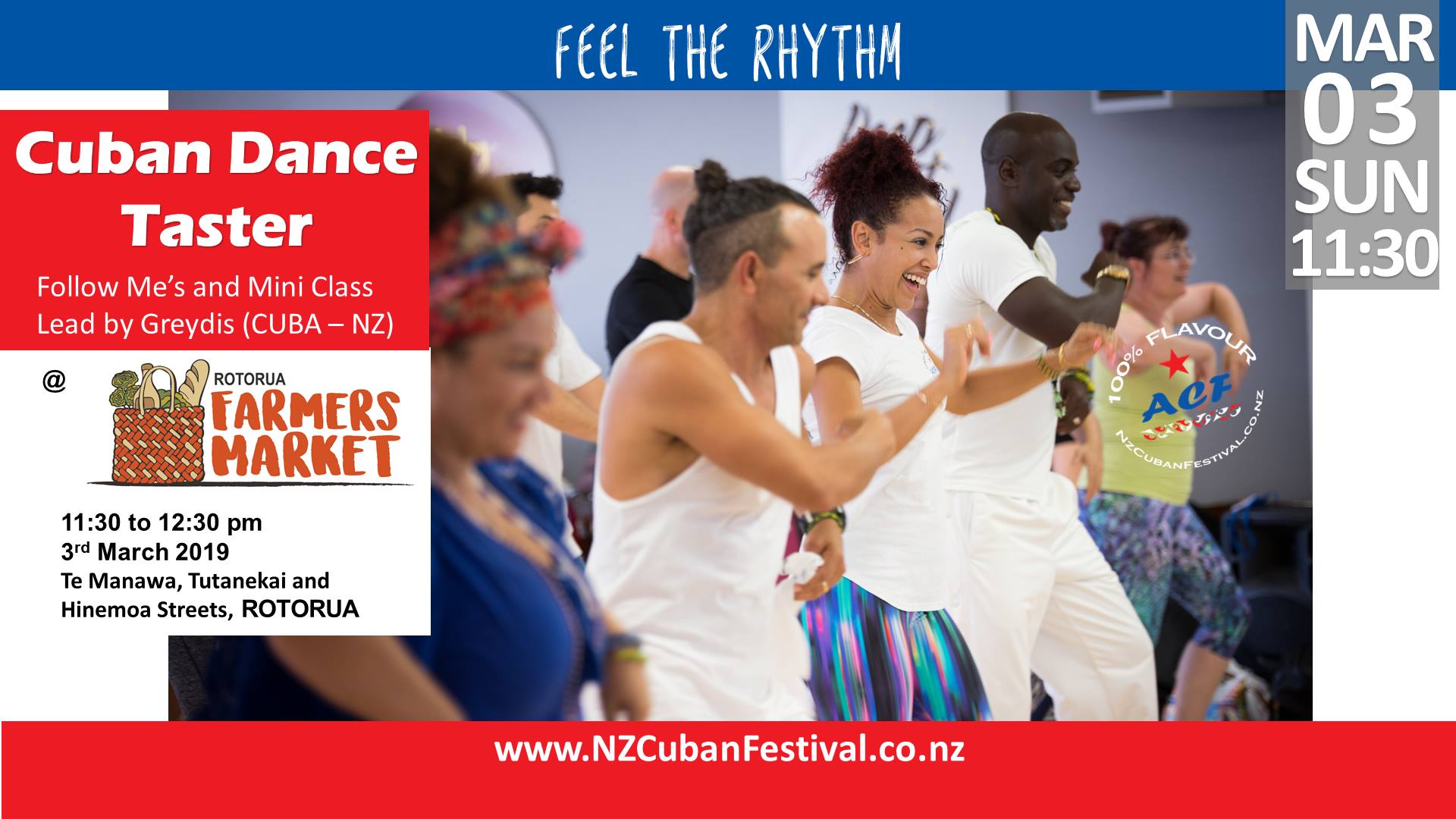 Free Cuban Dance Classes at Farmers Market