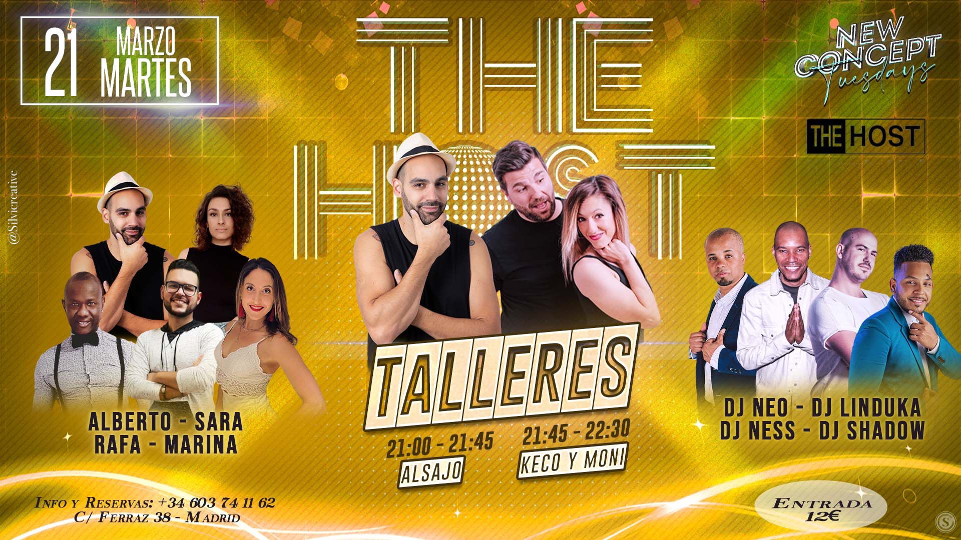 ★Kizomba Tuesday 21 de marzo 2023 ★ The Host ★