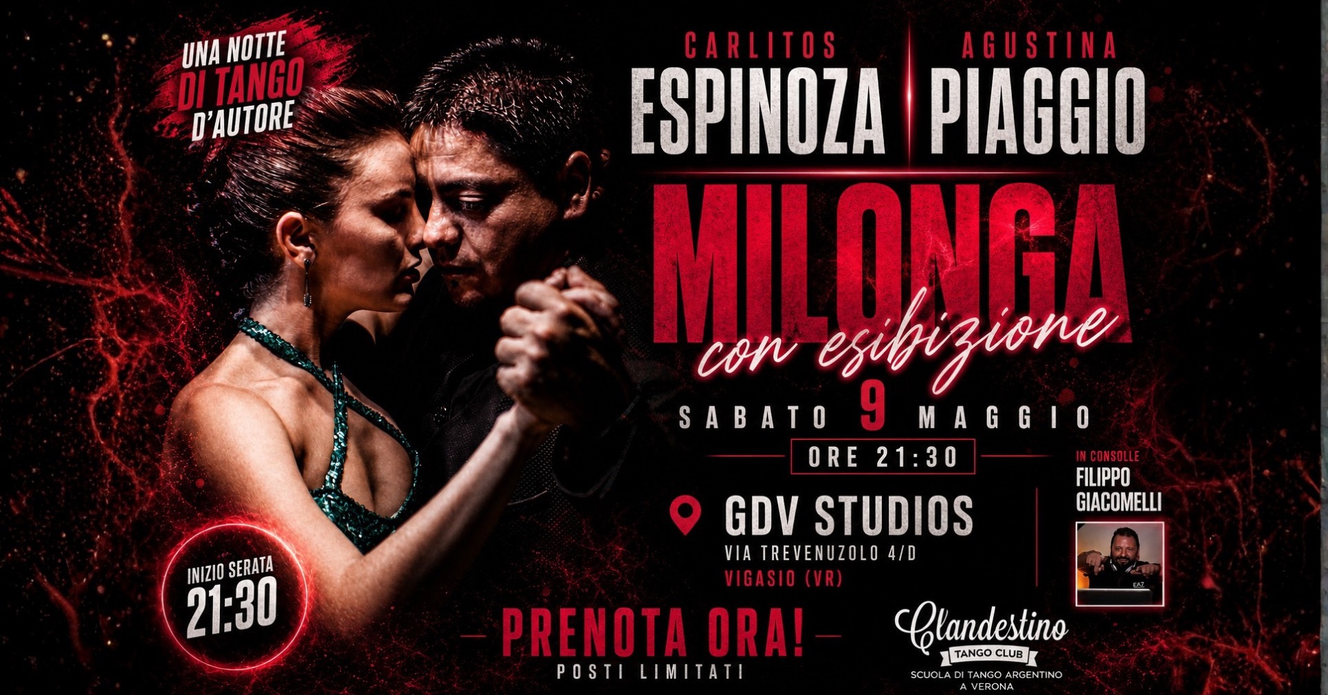Agustina Piaggio & Carlitos Espinoza a Verona!